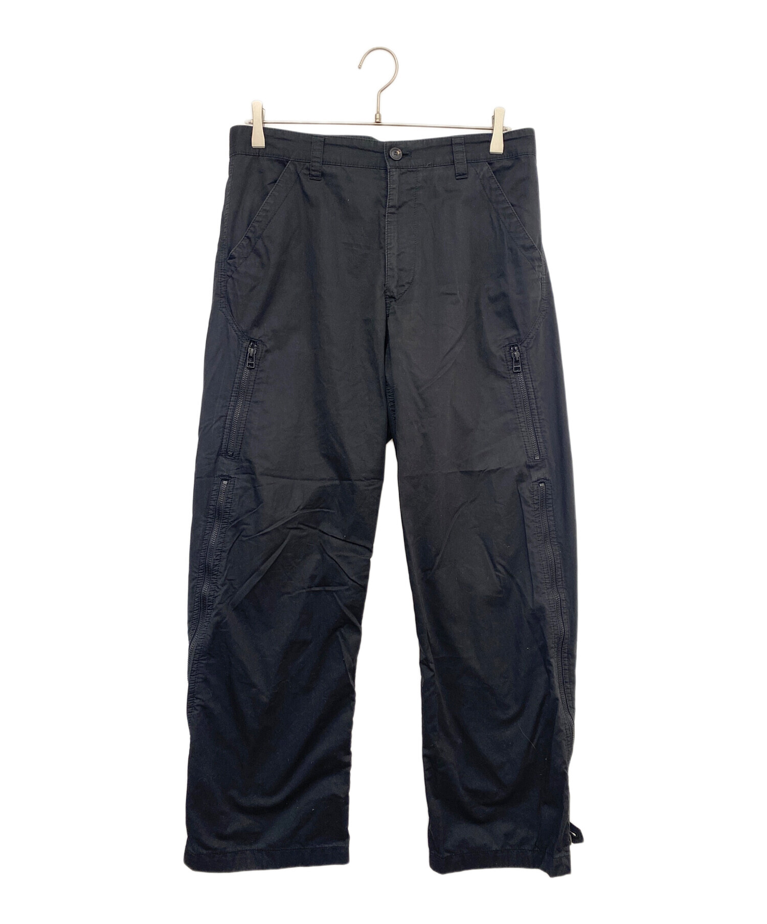 中古・古着通販】ISSEY MIYAKE (イッセイミヤケ) パンツ ブラック