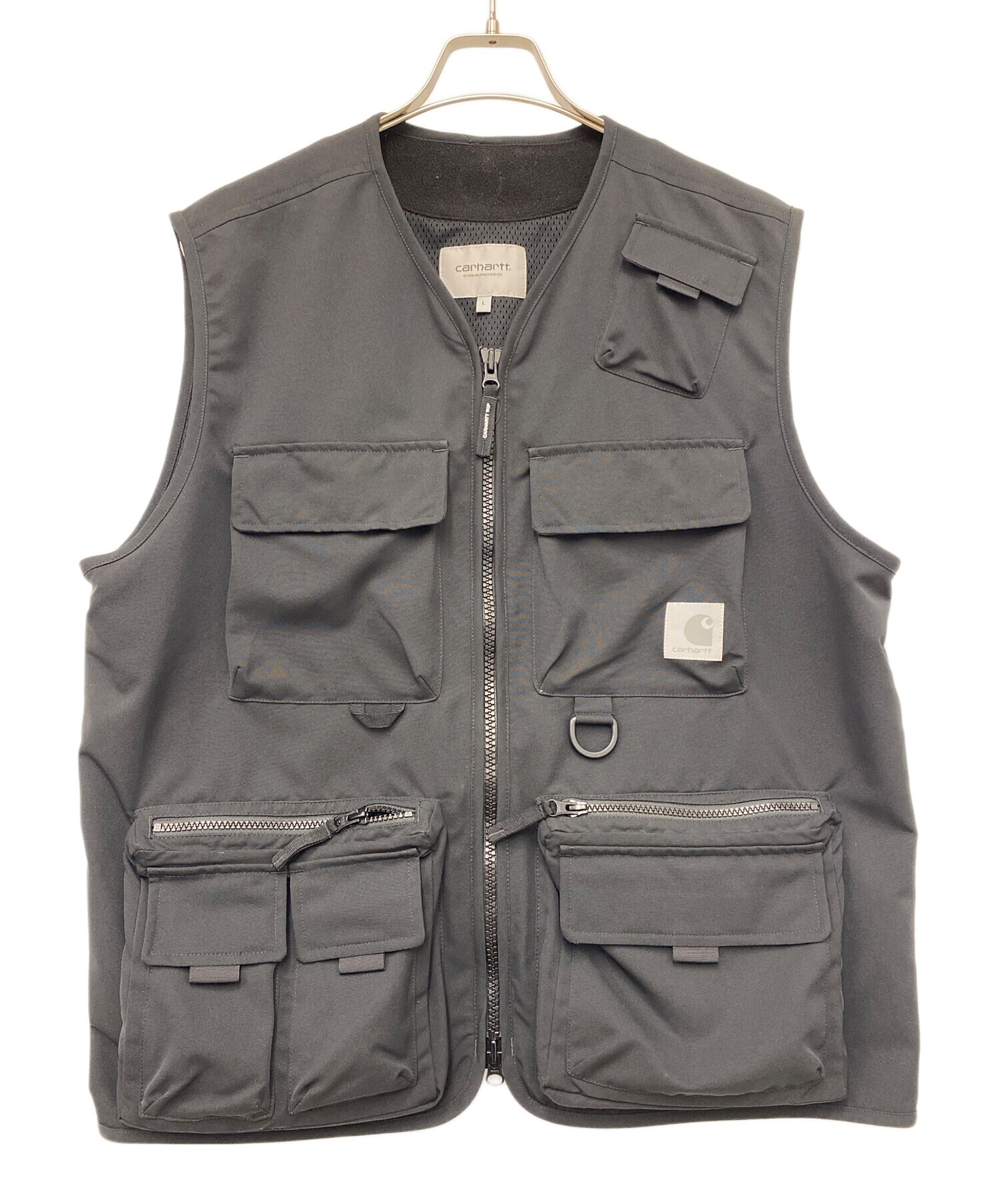 中古・古着通販】CarHartt (カーハート) フィッシングベスト ブラック