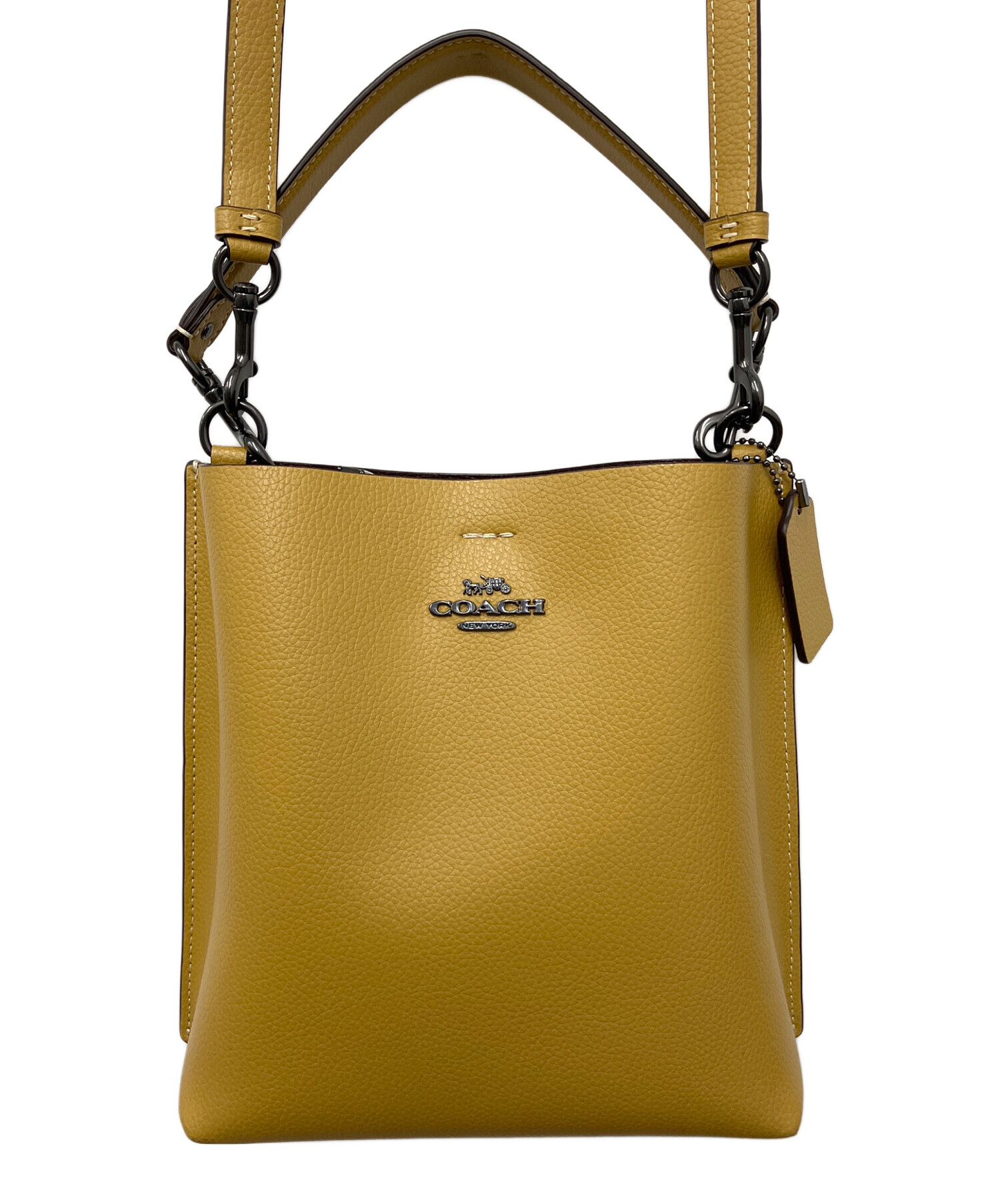 中古・古着通販】COACH (コーチ) 2WAYバッグ オレンジ｜ブランド・古着