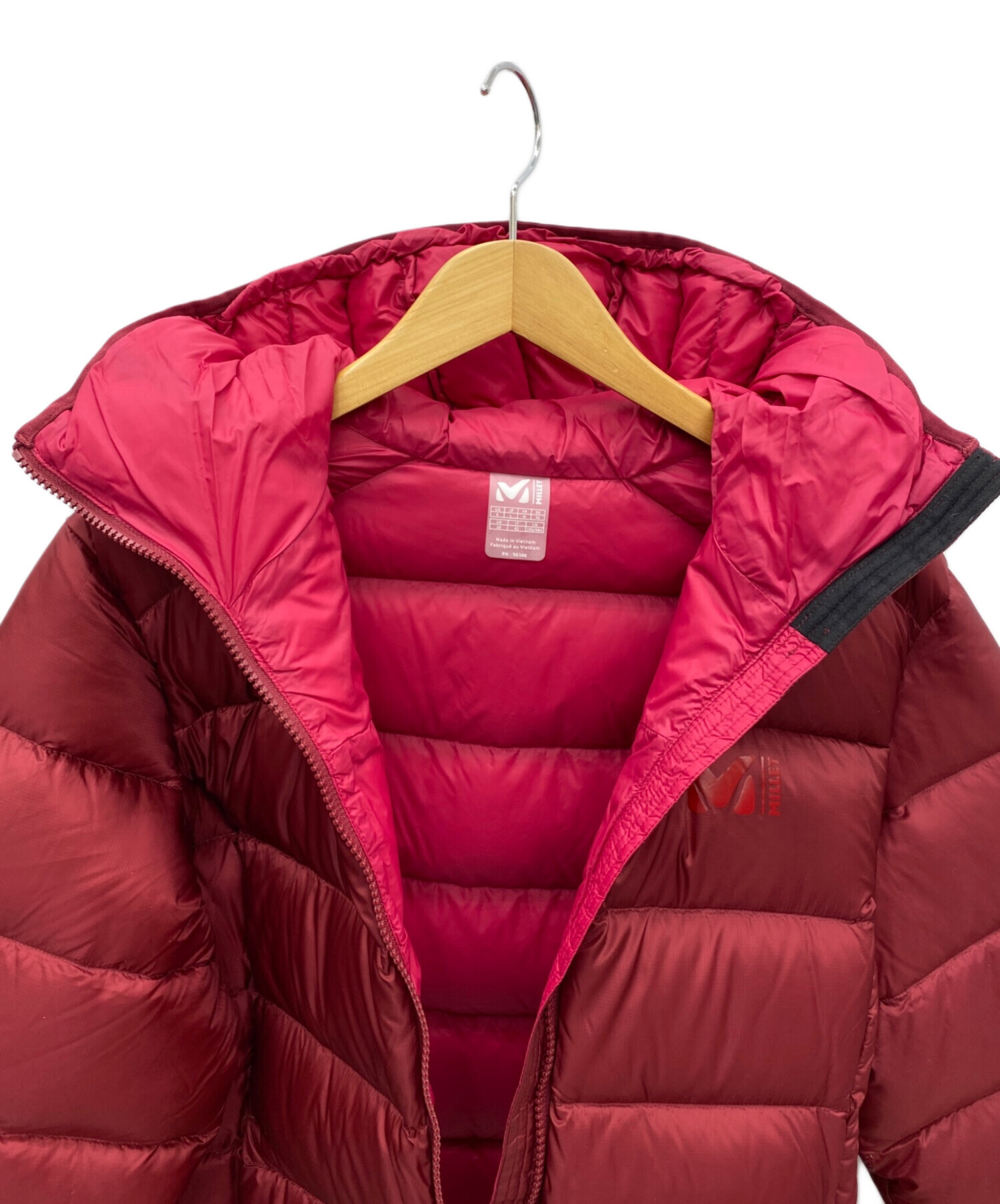 中古・古着通販】MILLET (ミレー) K ダウンジャケット レッド サイズ