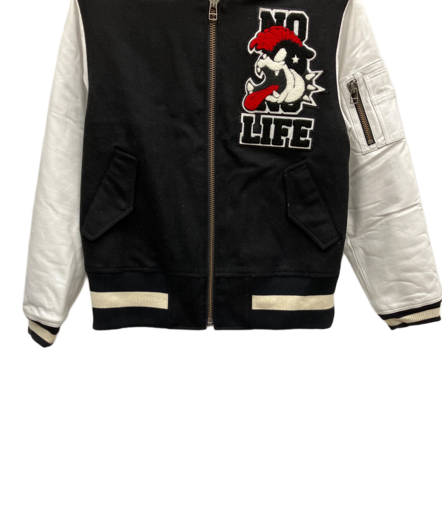 中古・古着通販】MOBSTYLES (モブスタイル) スタジャン ブラック