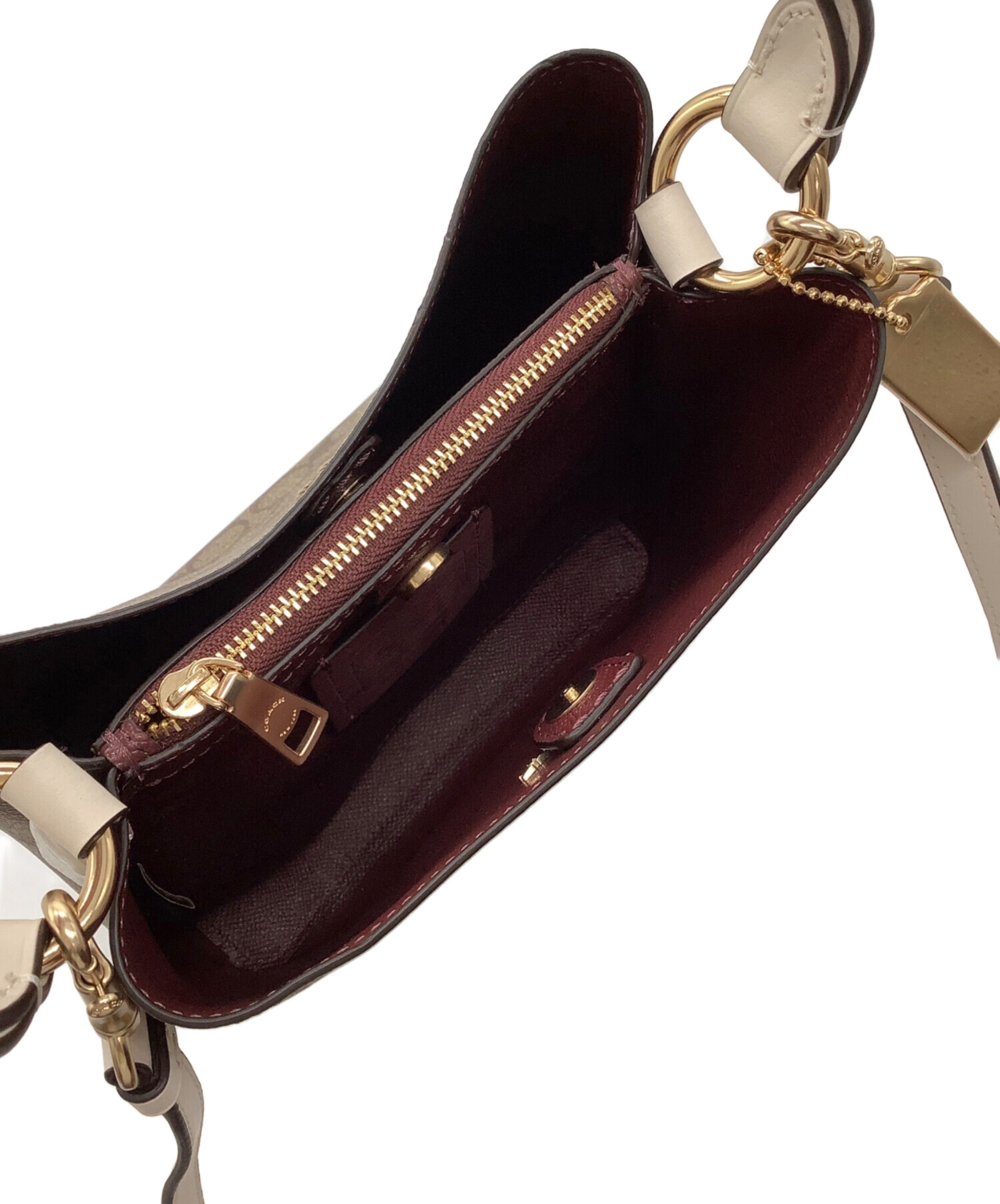 中古・古着通販】COACH (コーチ) シグネチャー 2WAY ショルダーバッグ