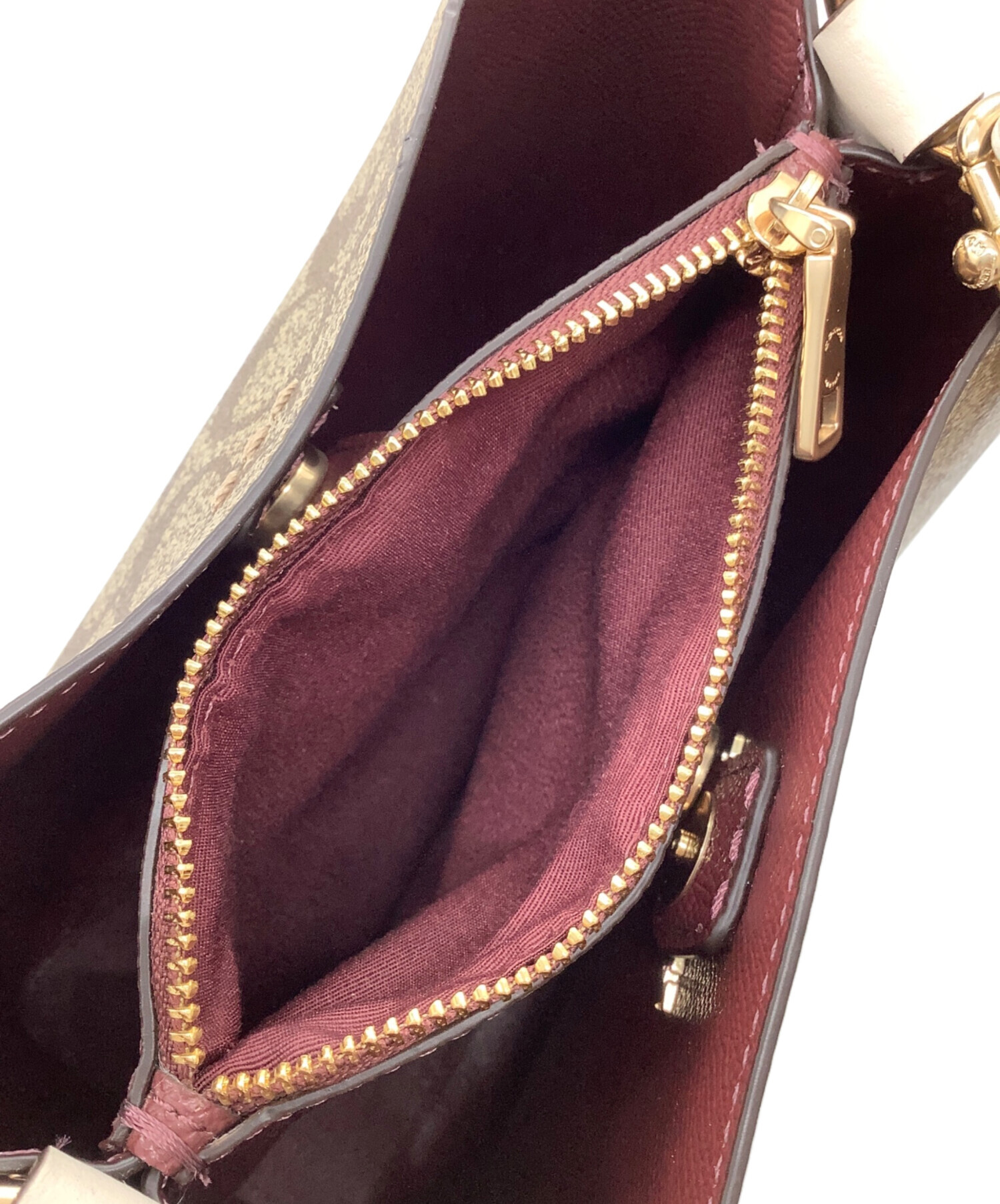 中古・古着通販】COACH (コーチ) シグネチャー 2WAY ショルダーバッグ