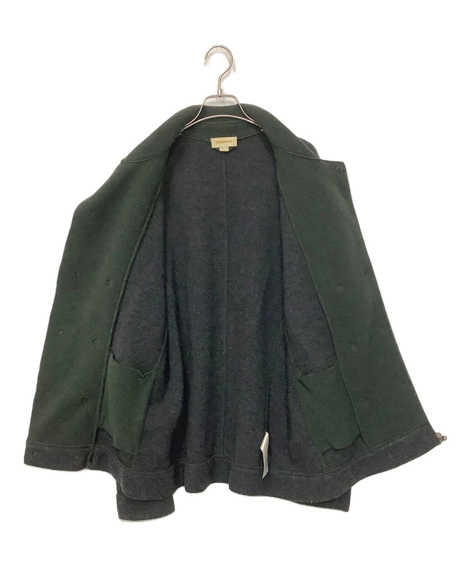 中古・古着通販】DIESEL (ディーゼル) ダブルライダースニット