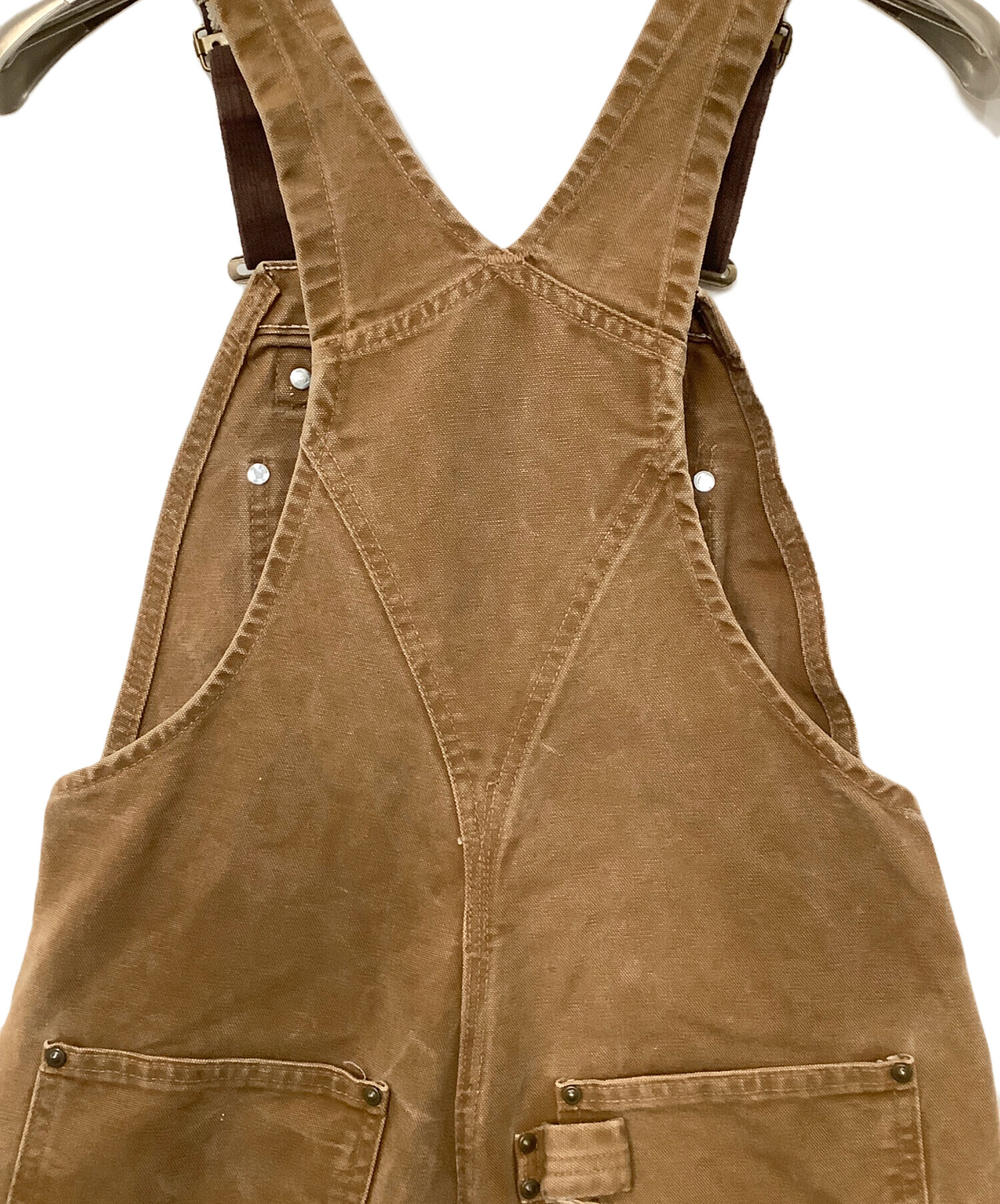 中古・古着通販】CarHartt (カーハート) オーバーオール ベージュ