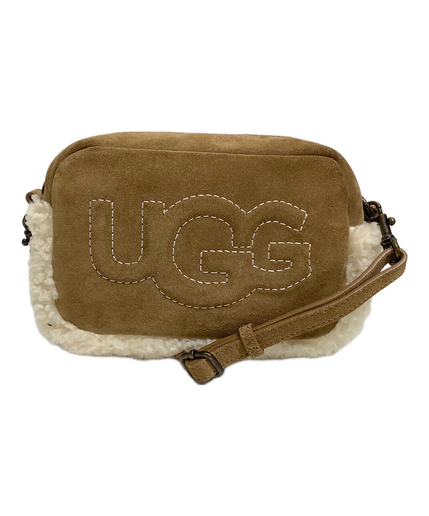 中古・古着通販】UGG (アグ) ショルダーバッグ ベージュ｜ブランド