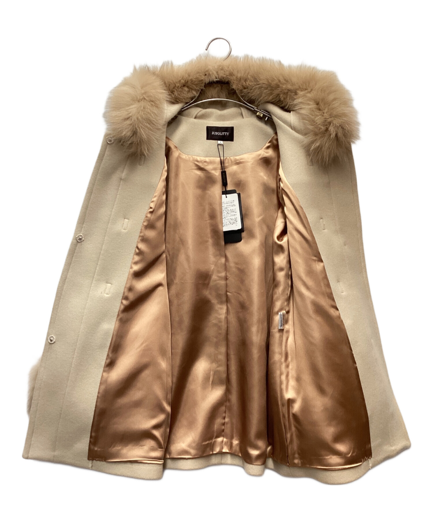 中古・古着通販】JUSGLITTY (ジャスグリッティー) ファーコート