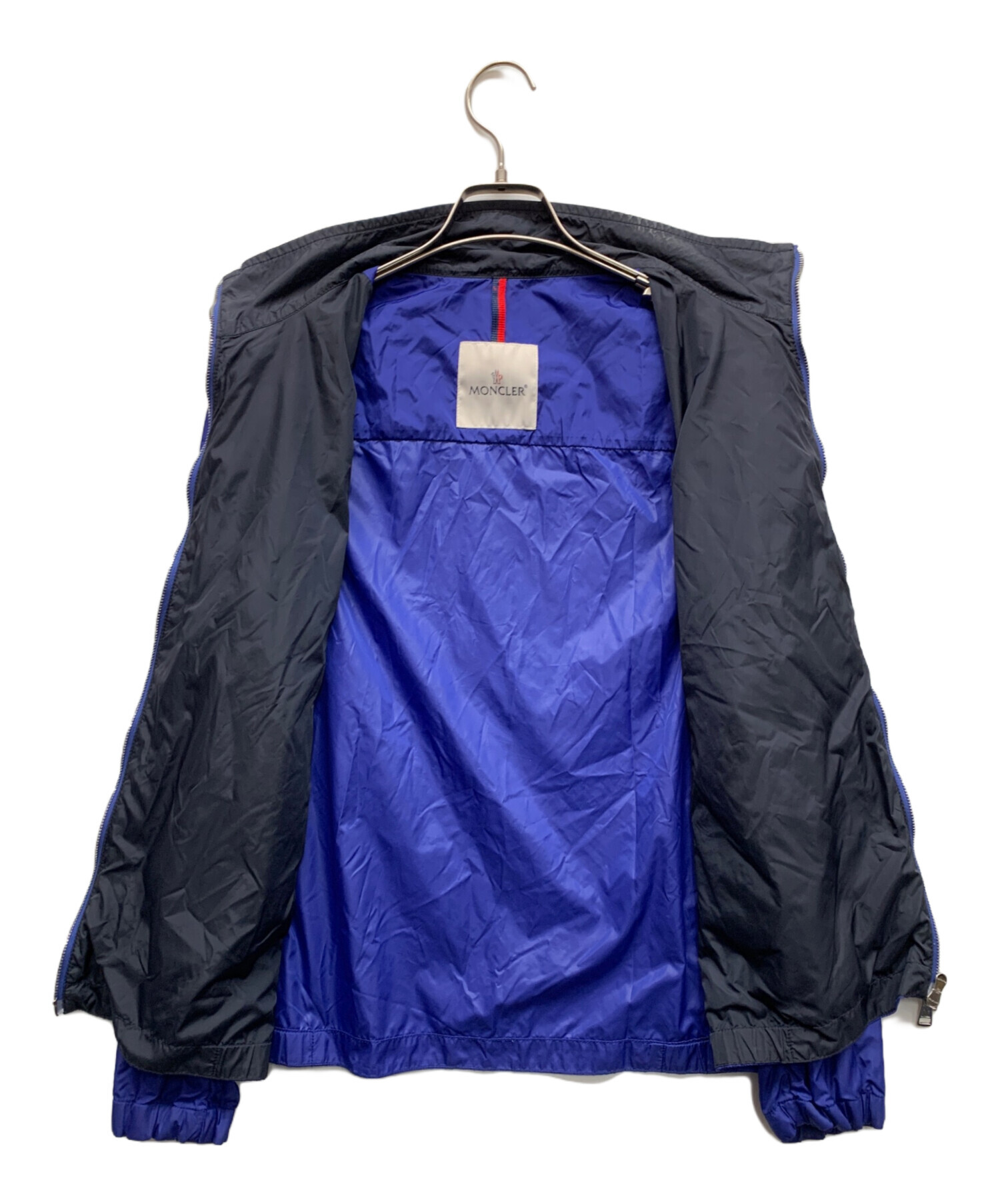 中古・古着通販】MONCLER (モンクレール) ウインドブレーカー ブルー
