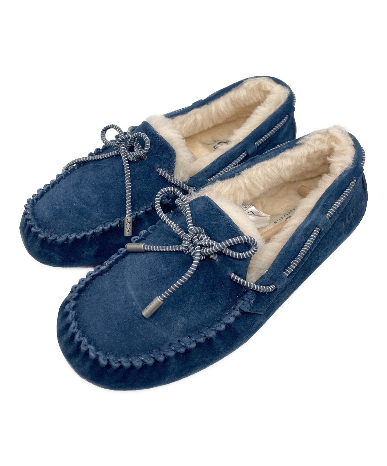中古・古着通販】UGG (アグ) モカシンシューズ ネイビー サイズ:24