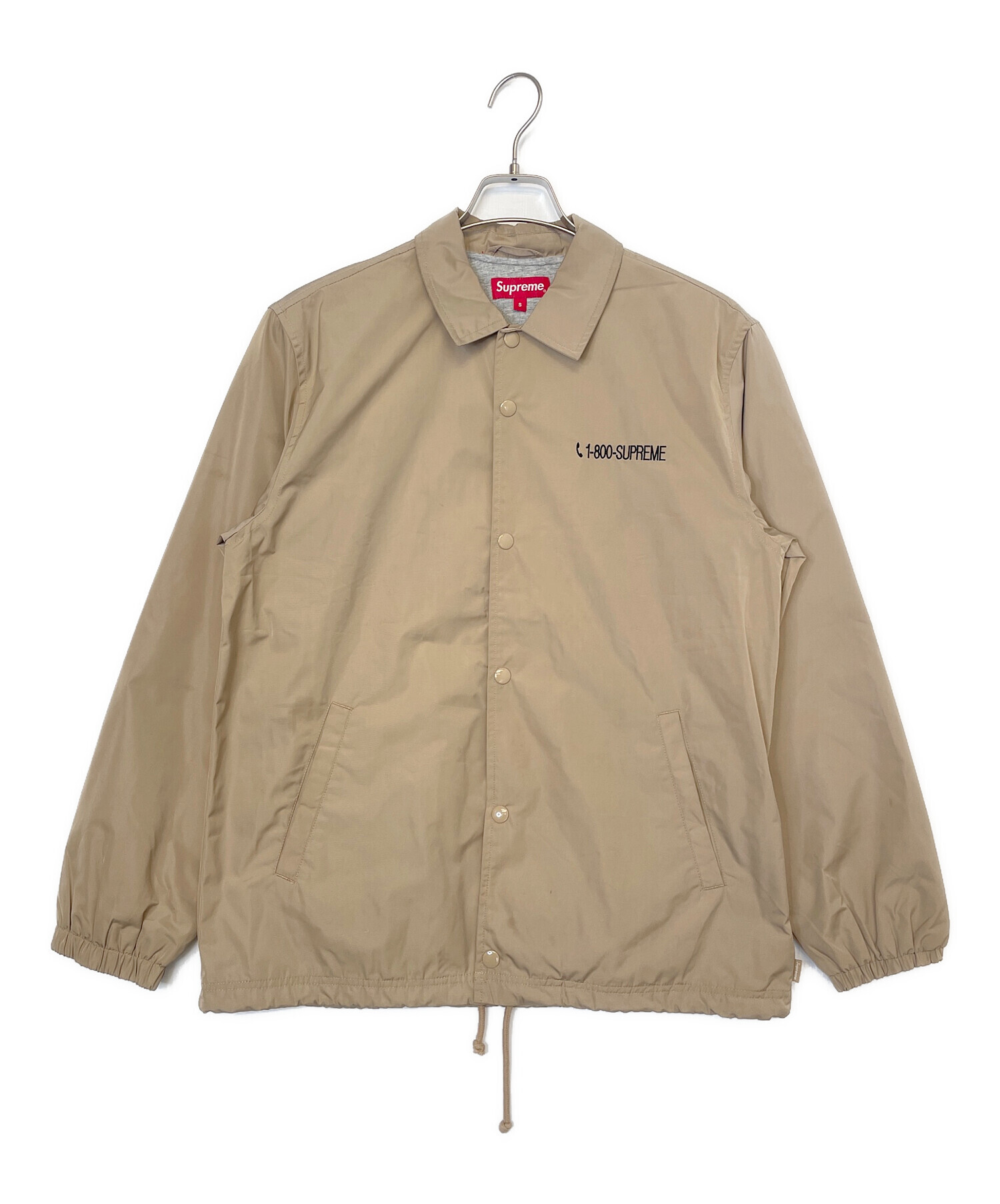 中古・古着通販】SUPREME (シュプリーム) コーチジャケット ベージュ