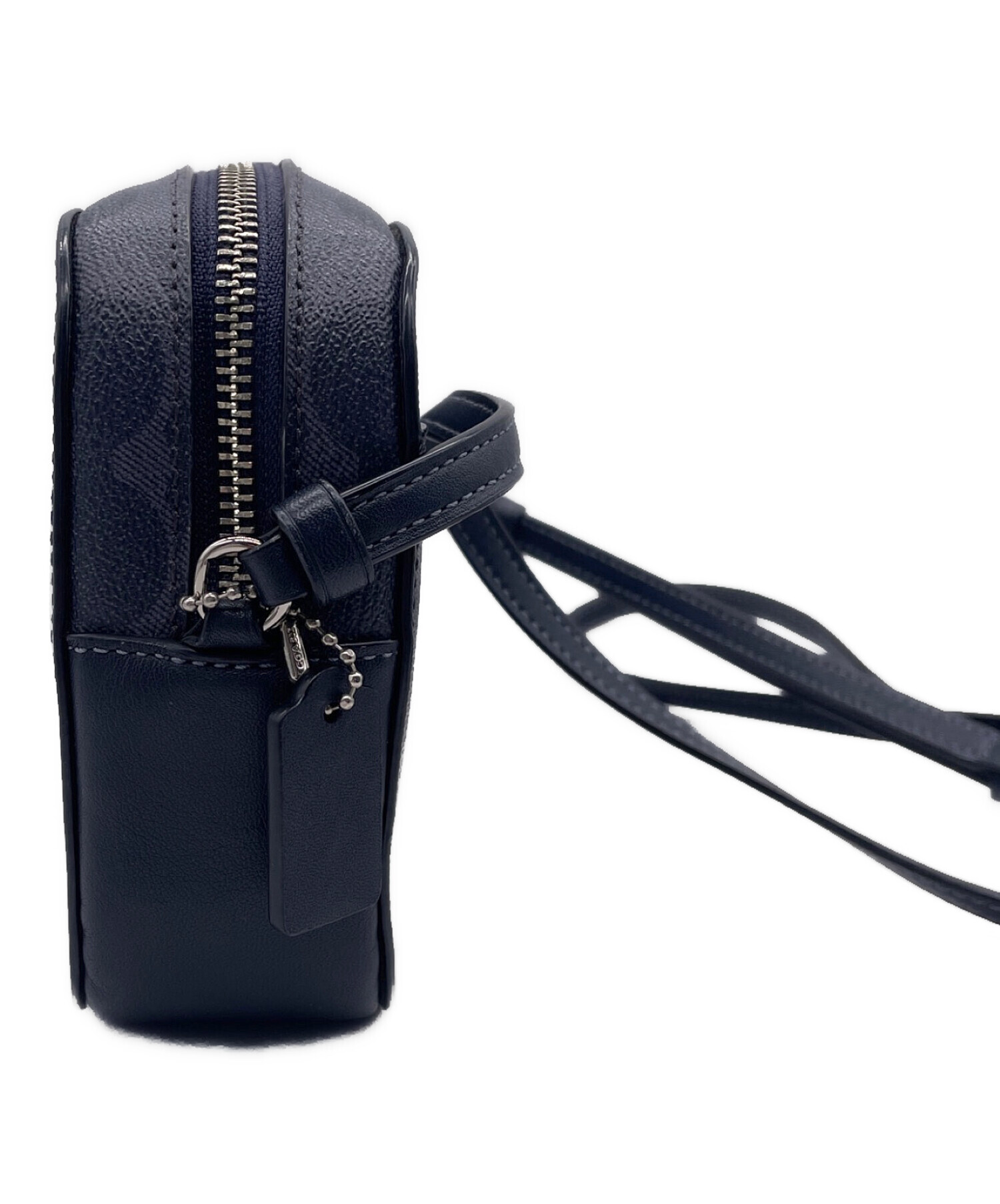 中古・古着通販】COACH (コーチ) ショルダーバッグ ネイビー｜ブランド