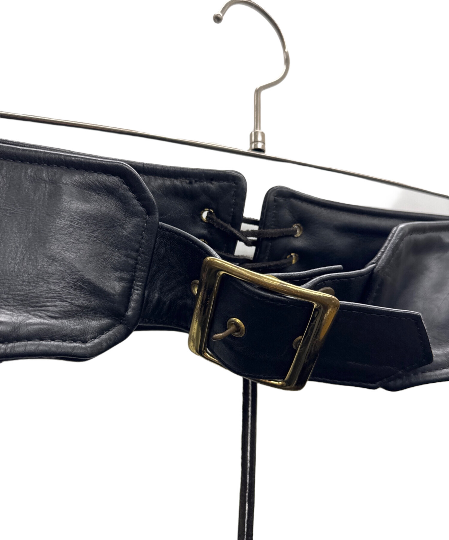 中古・古着通販】VANSON (バンソン) レザーチャップス ブラック サイズ