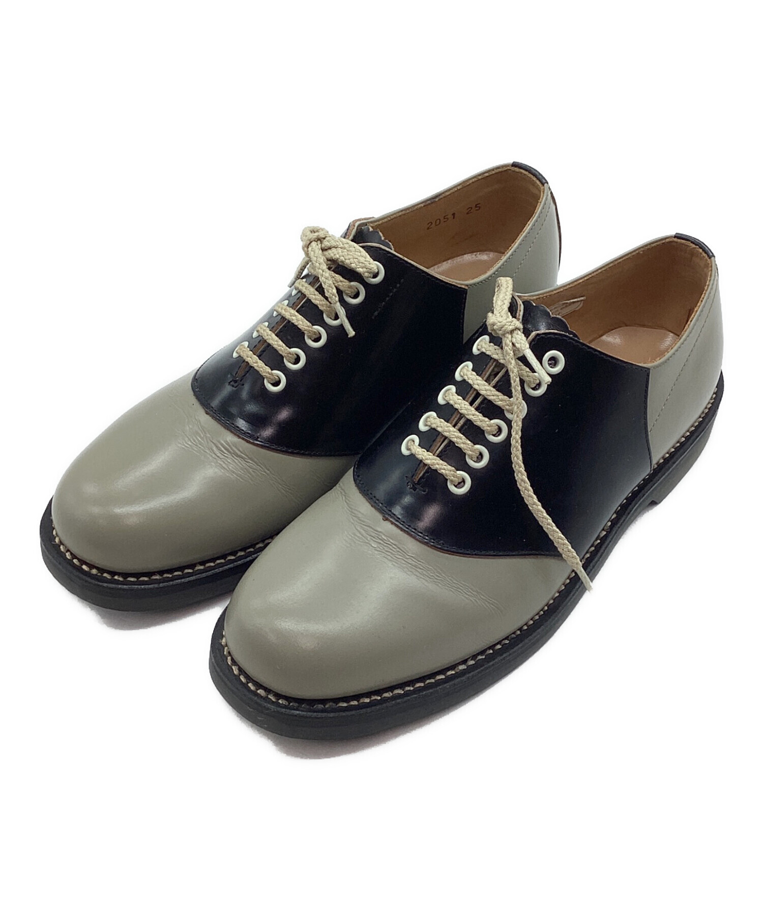 中古・古着通販】REGAL (リーガル) サドルシューズ グレー×ブラック