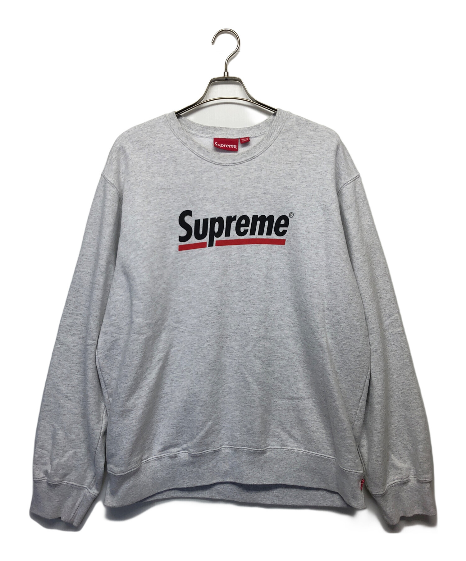 中古・古着通販】SUPREME (シュプリーム) スウェット グレー サイズ:XL