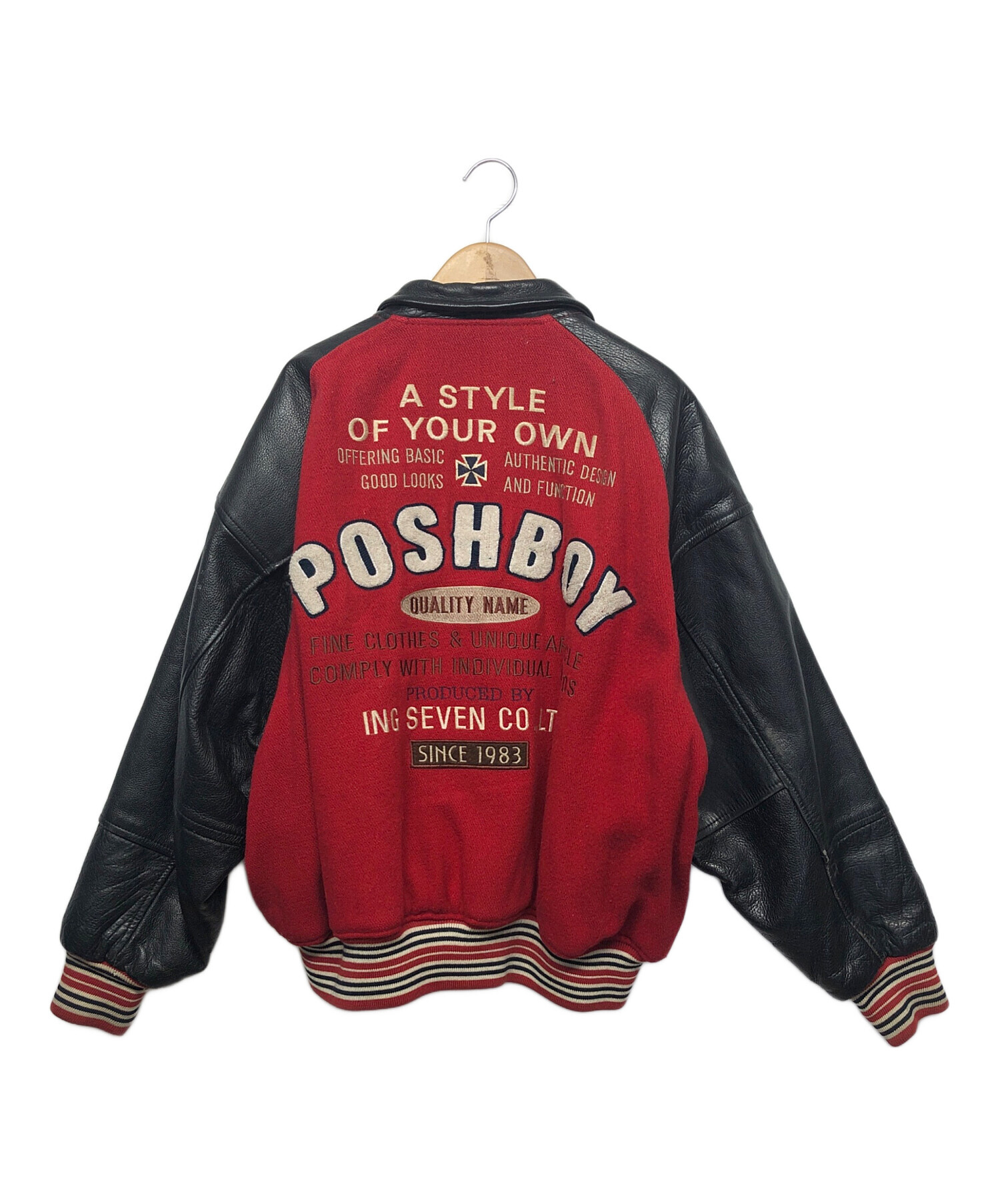 中古・古着通販】POSH BOY (ポッシュボーイ) レザースタジャン