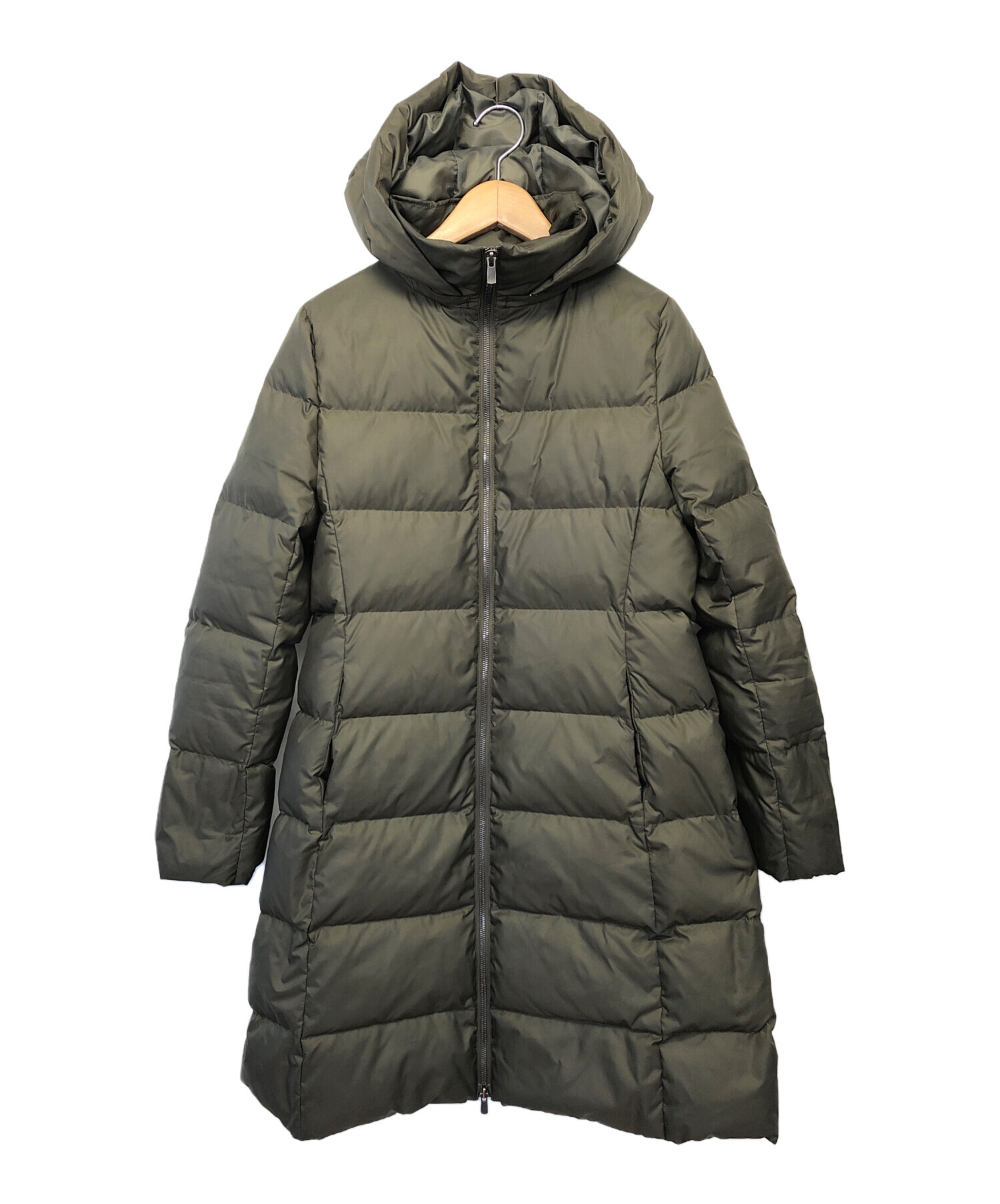 中古・古着通販】theory (セオリー) ダウンジャケット カーキ サイズ:P