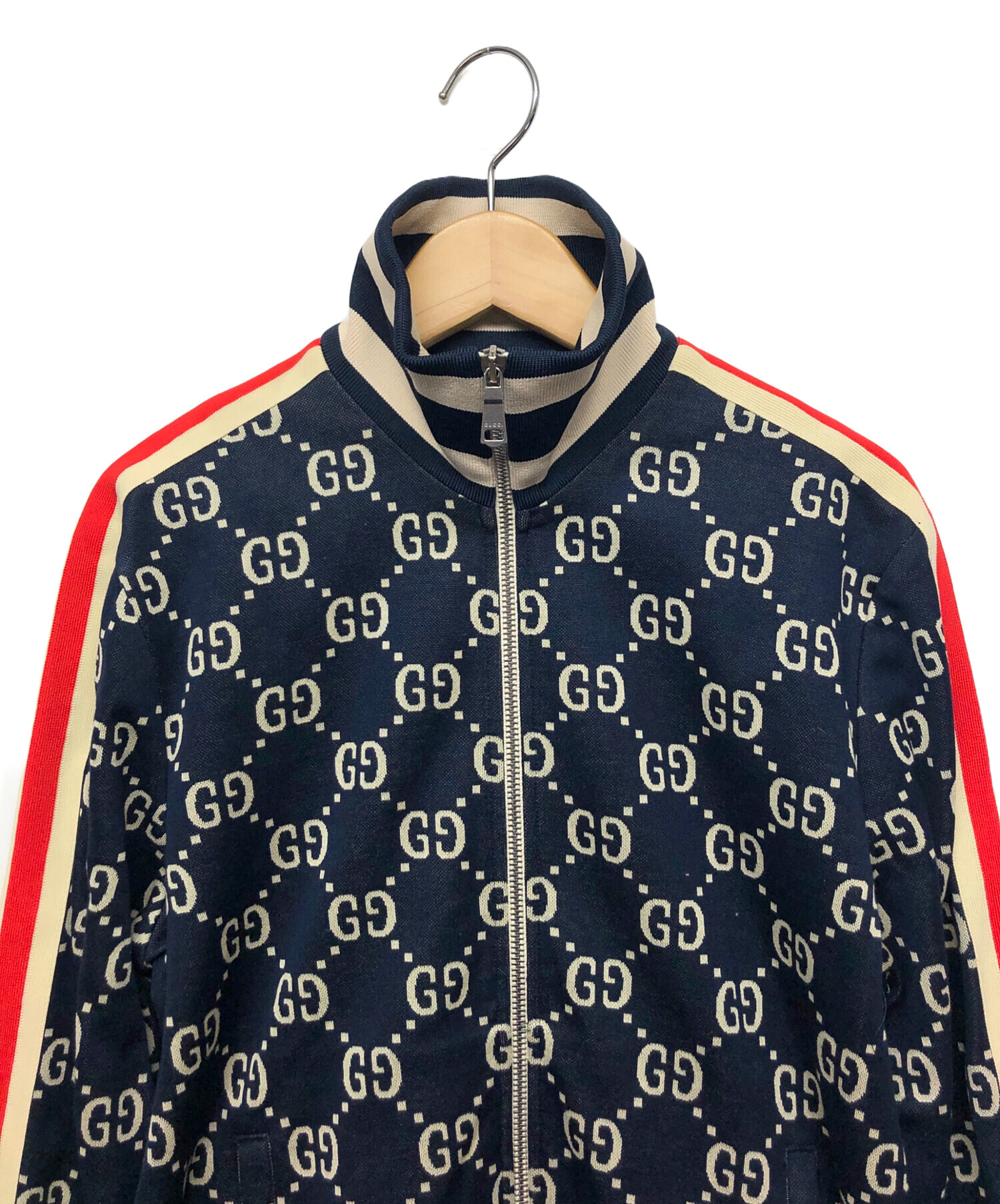 中古・古着通販】GUCCI (グッチ) ジャージ ネイビー サイズ:XS