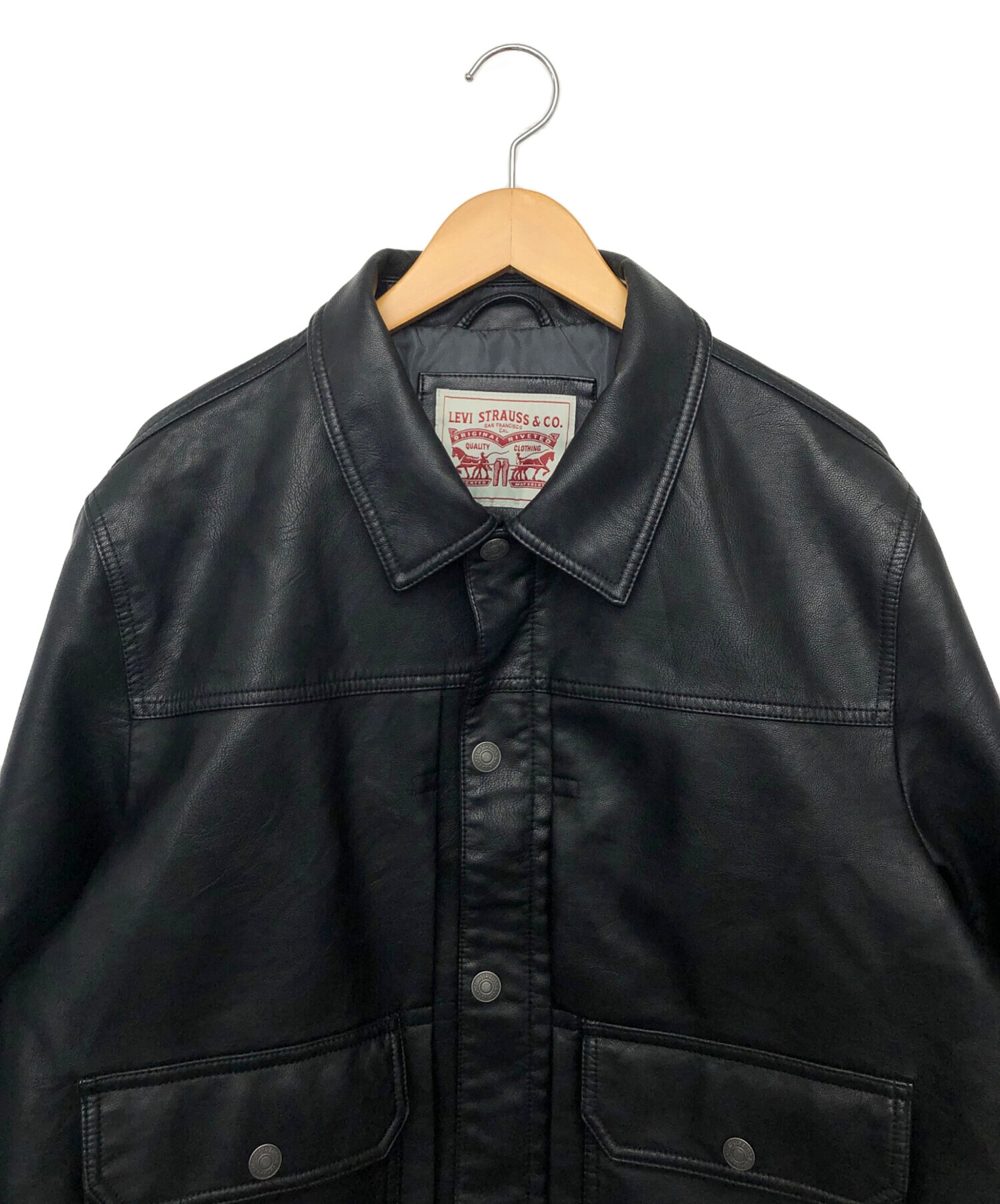 中古・古着通販】LEVI'S (リーバイス) セカンドタイプフェイクレザー