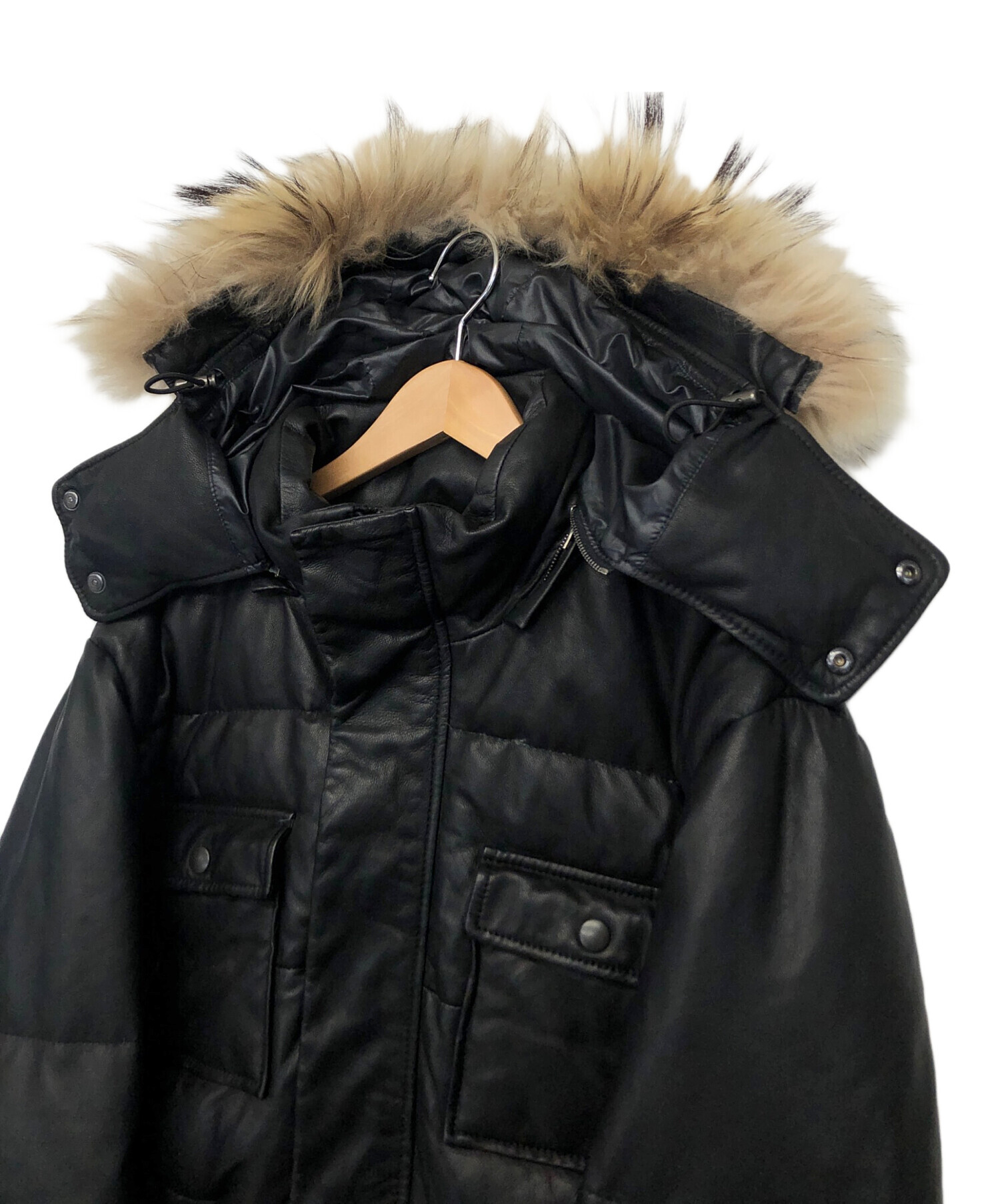 中古・古着通販】Paul Smith (ポールスミス) ダウンレザージャケット