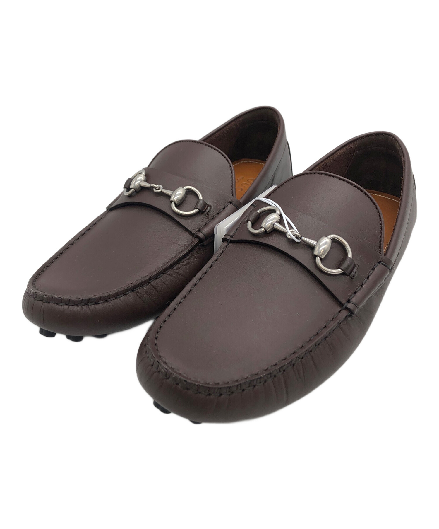 中古・古着通販】GUCCI (グッチ) ドライビングシューズ ブラウン