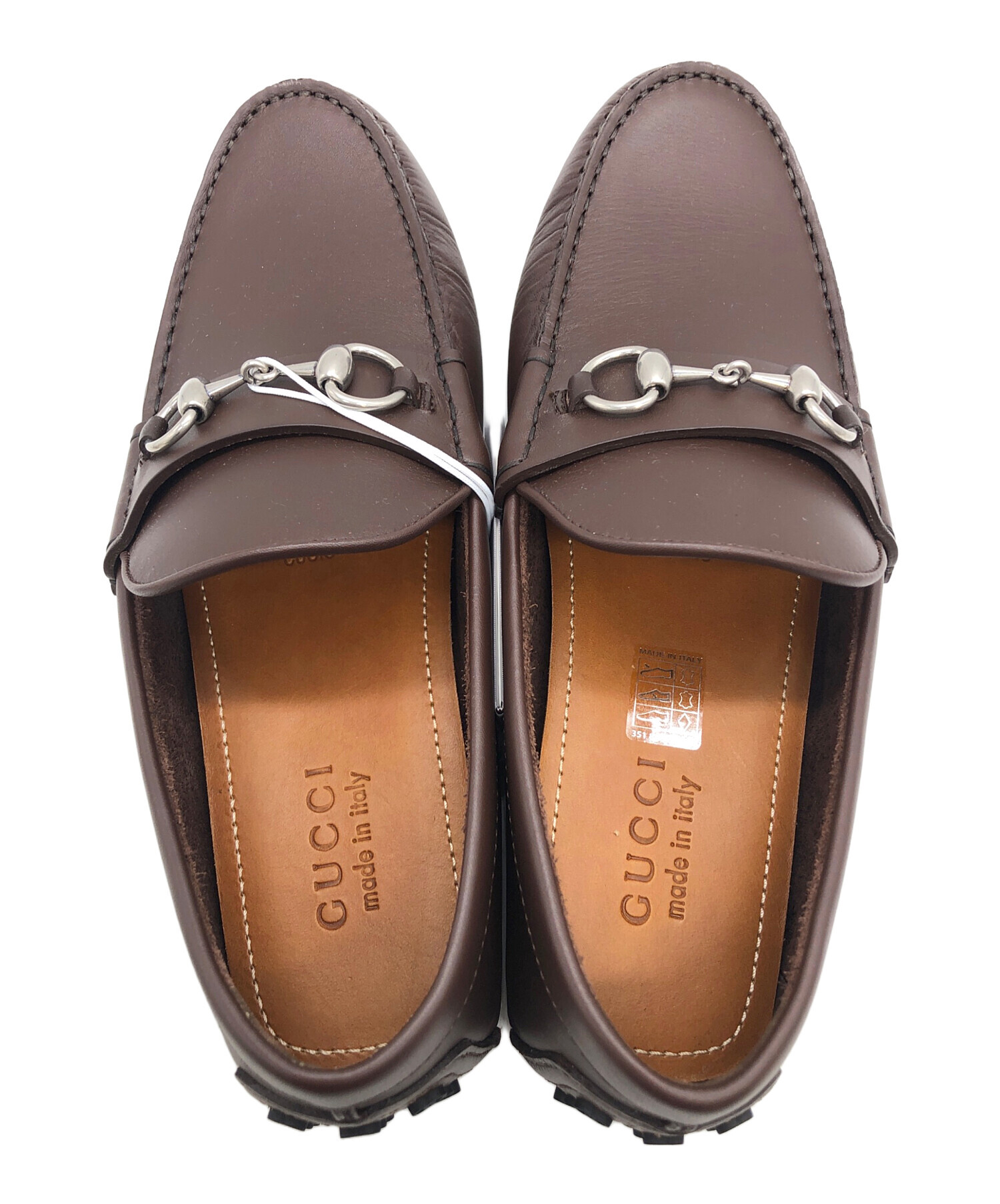 中古・古着通販】GUCCI (グッチ) ドライビングシューズ ブラウン