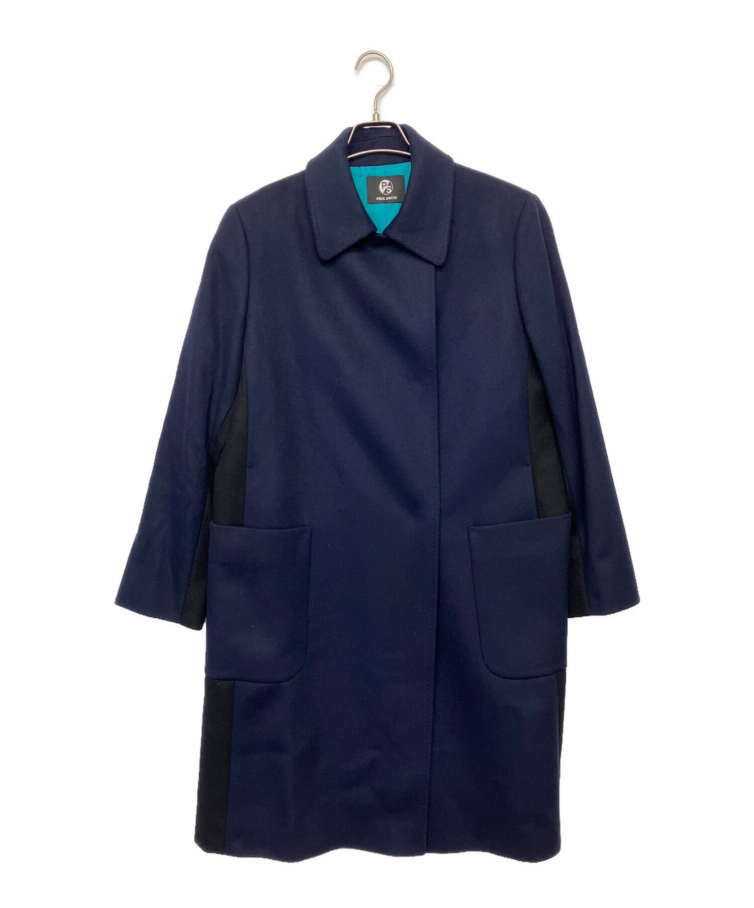 中古・古着通販】PAUL SMITH (ポールスミス) ウールコート ネイビー