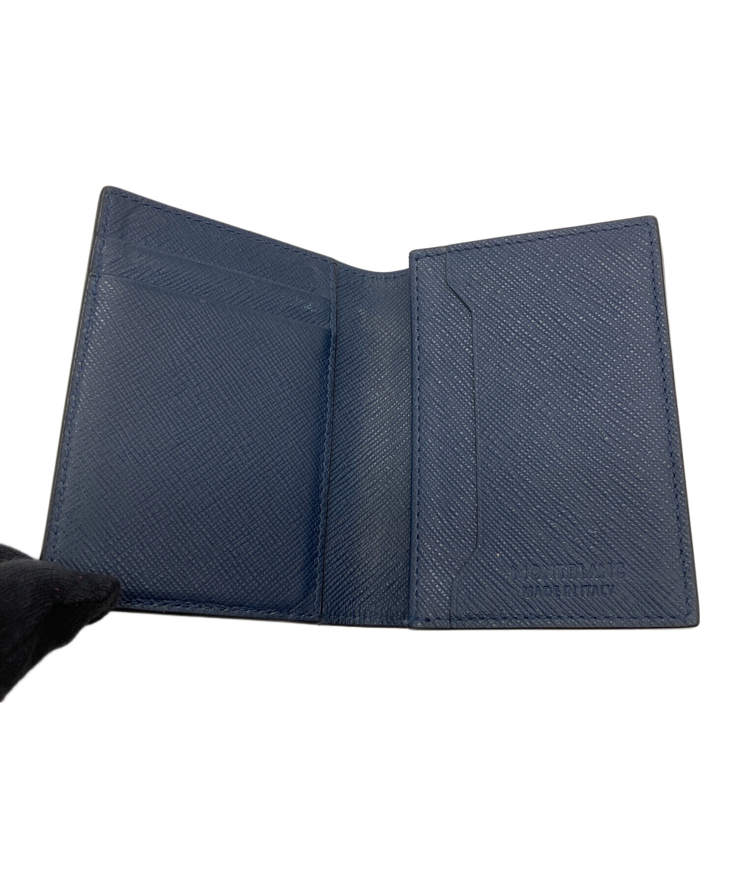 中古・古着通販】MONTBLANC (モンブラン) カードケース ネイビー