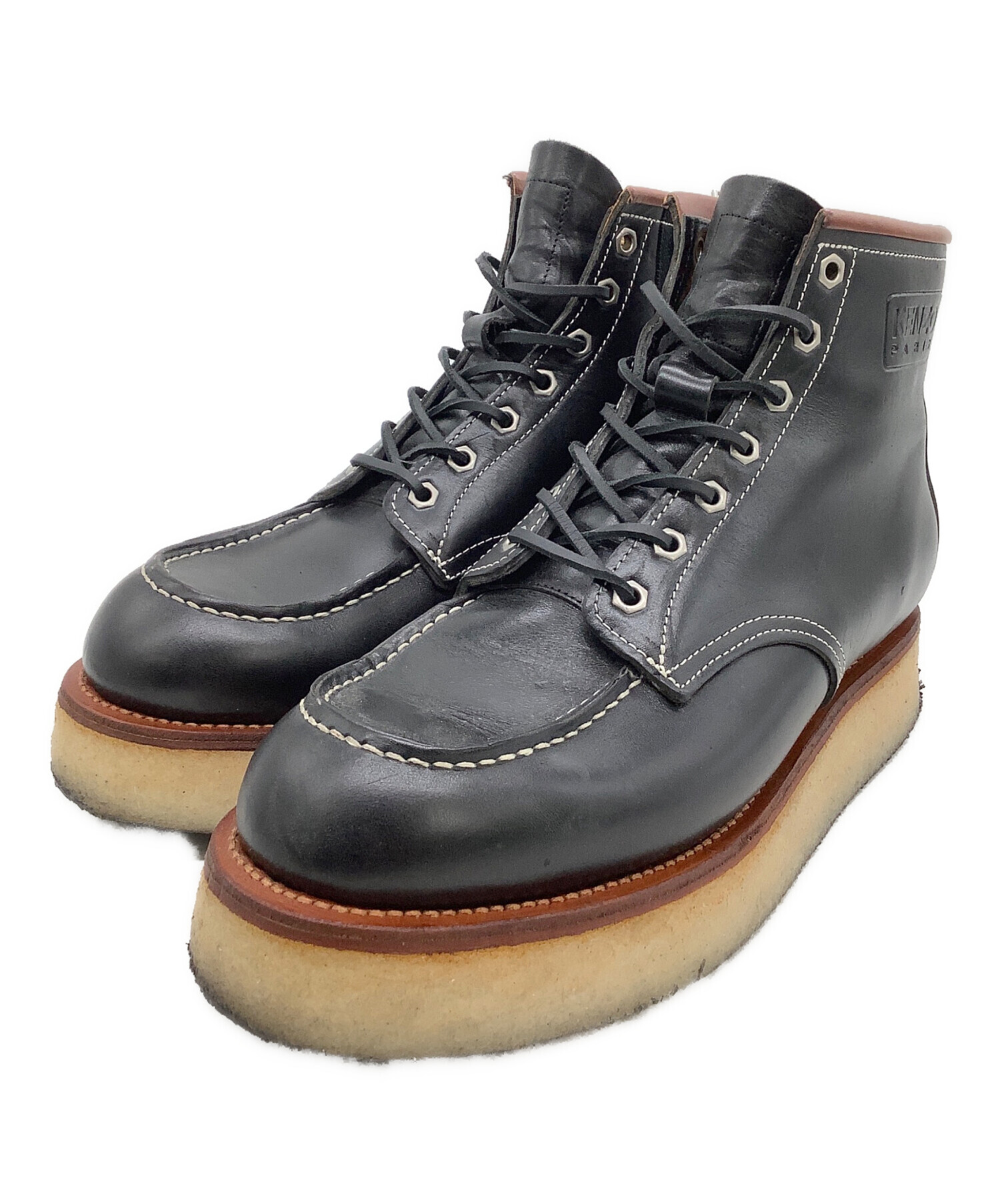 中古・古着通販】KENZO (ケンゾー) サイドジップブーツ ブラック