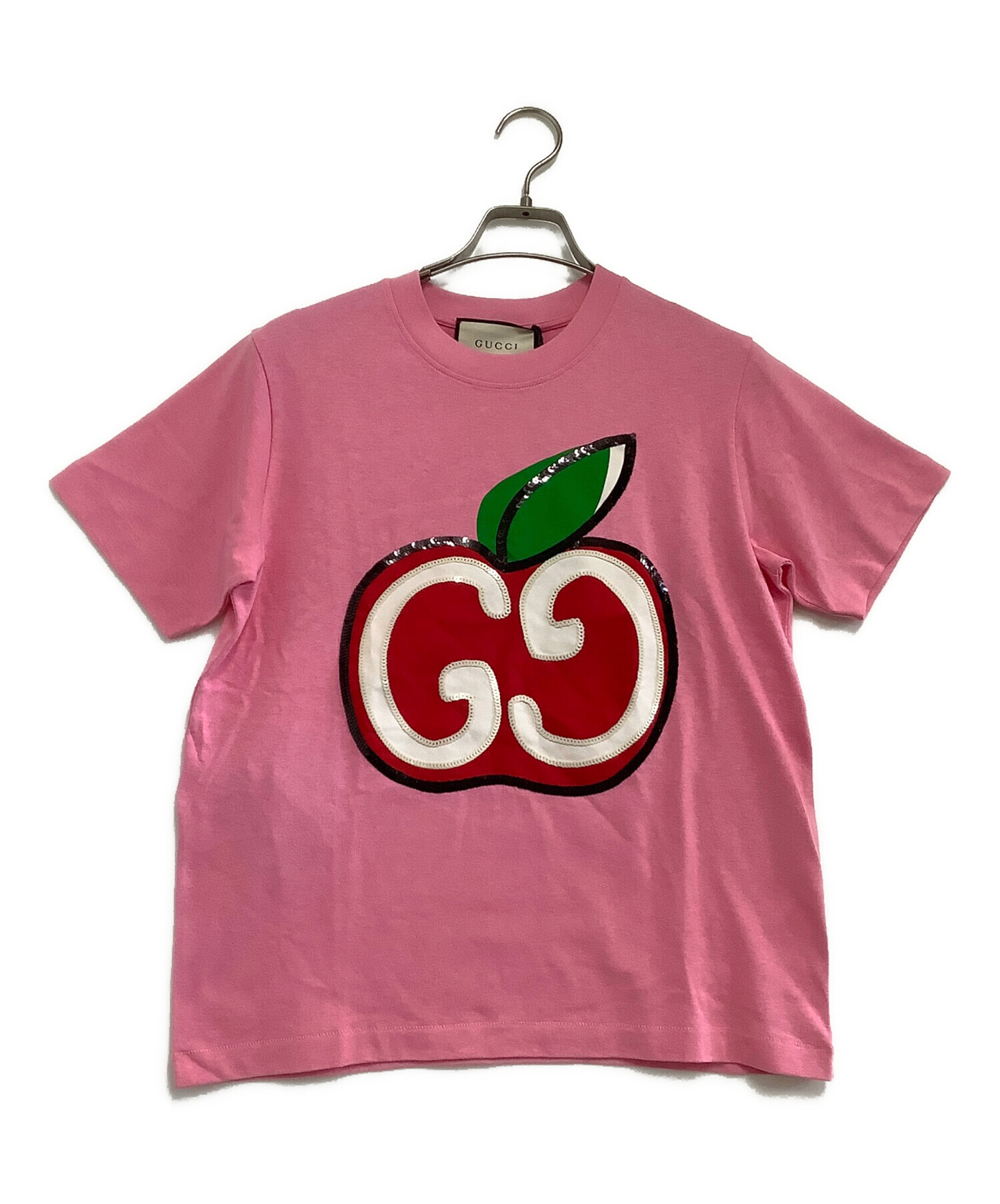 中古・古着通販】GUCCI (グッチ) Tシャツ ピンク サイズ:XS 未使用品