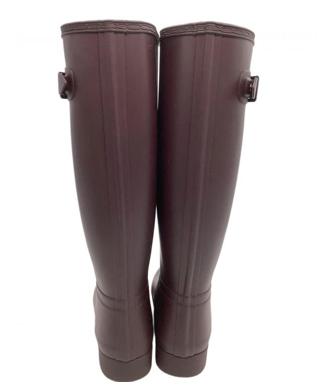 中古・古着通販】HUNTER (ハンター) レインブーツ ブラウン サイズ:US7