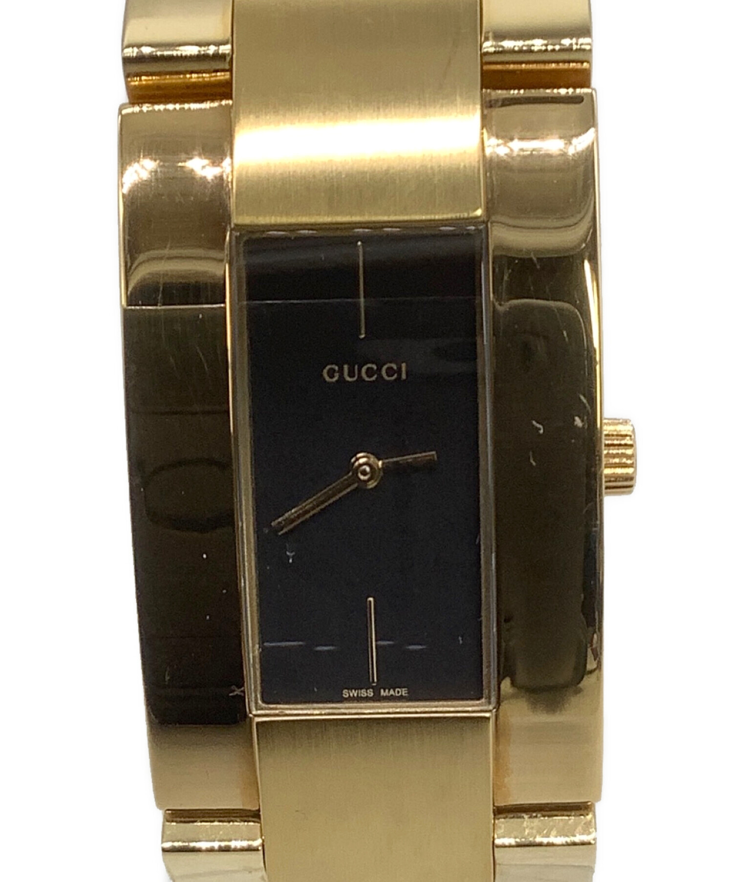 中古・古着通販】GUCCI (グッチ) 腕時計 クォーツ ゴールド色