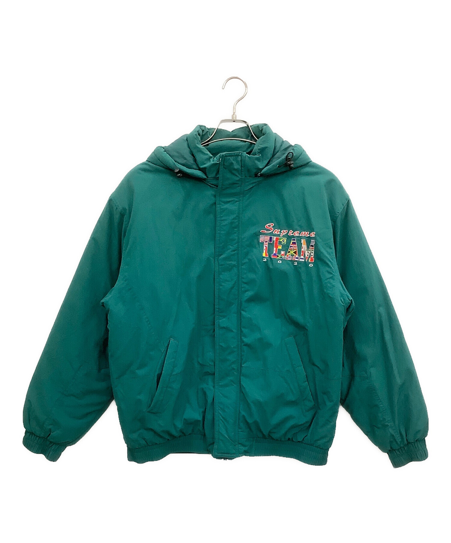 中古・古着通販】SUPREME (シュプリーム) Team Puffy Jacket グリーン