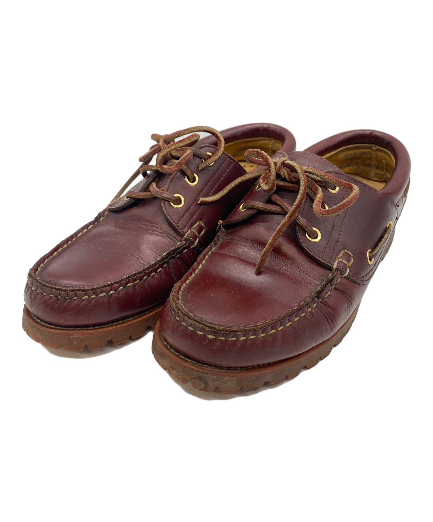 中古・古着通販】REGAL (リーガル) デッキシューズ ダークブラウン