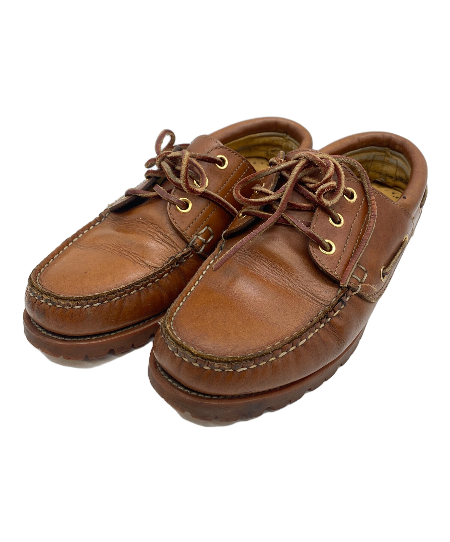 中古・古着通販】REGAL (リーガル) デッキシューズ ブラウン サイズ