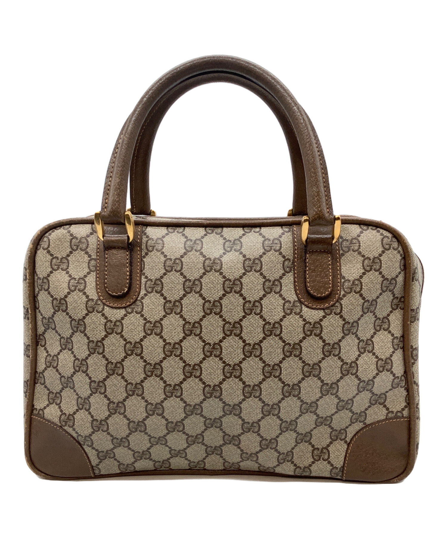 中古・古着通販】GUCCI (グッチ) ハンドバッグ OLD GUCCI ブラウン