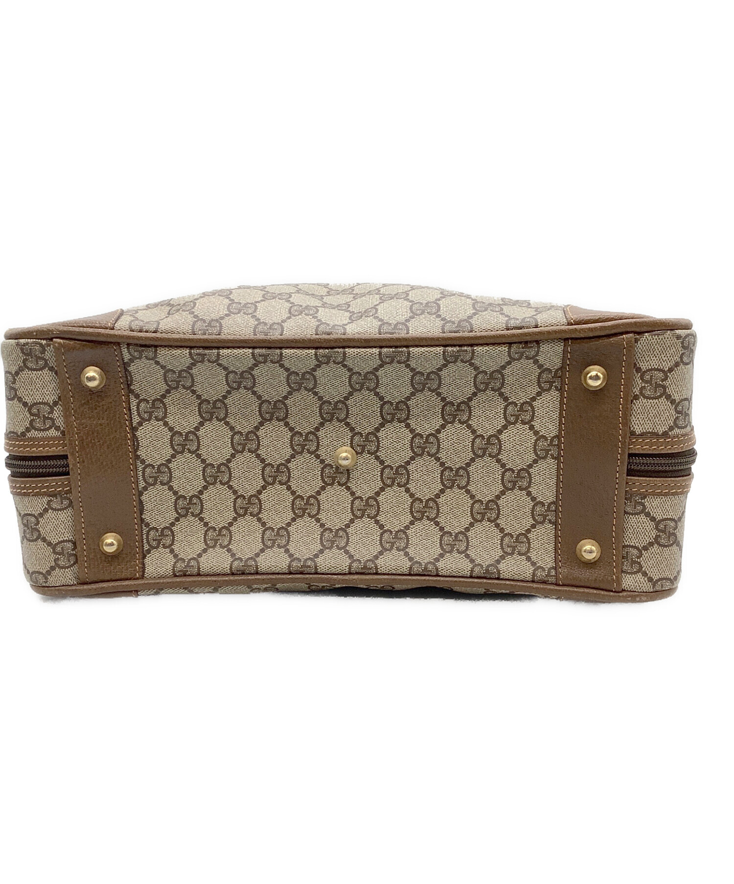 中古・古着通販】GUCCI (グッチ) ハンドバッグ OLD GUCCI ブラウン