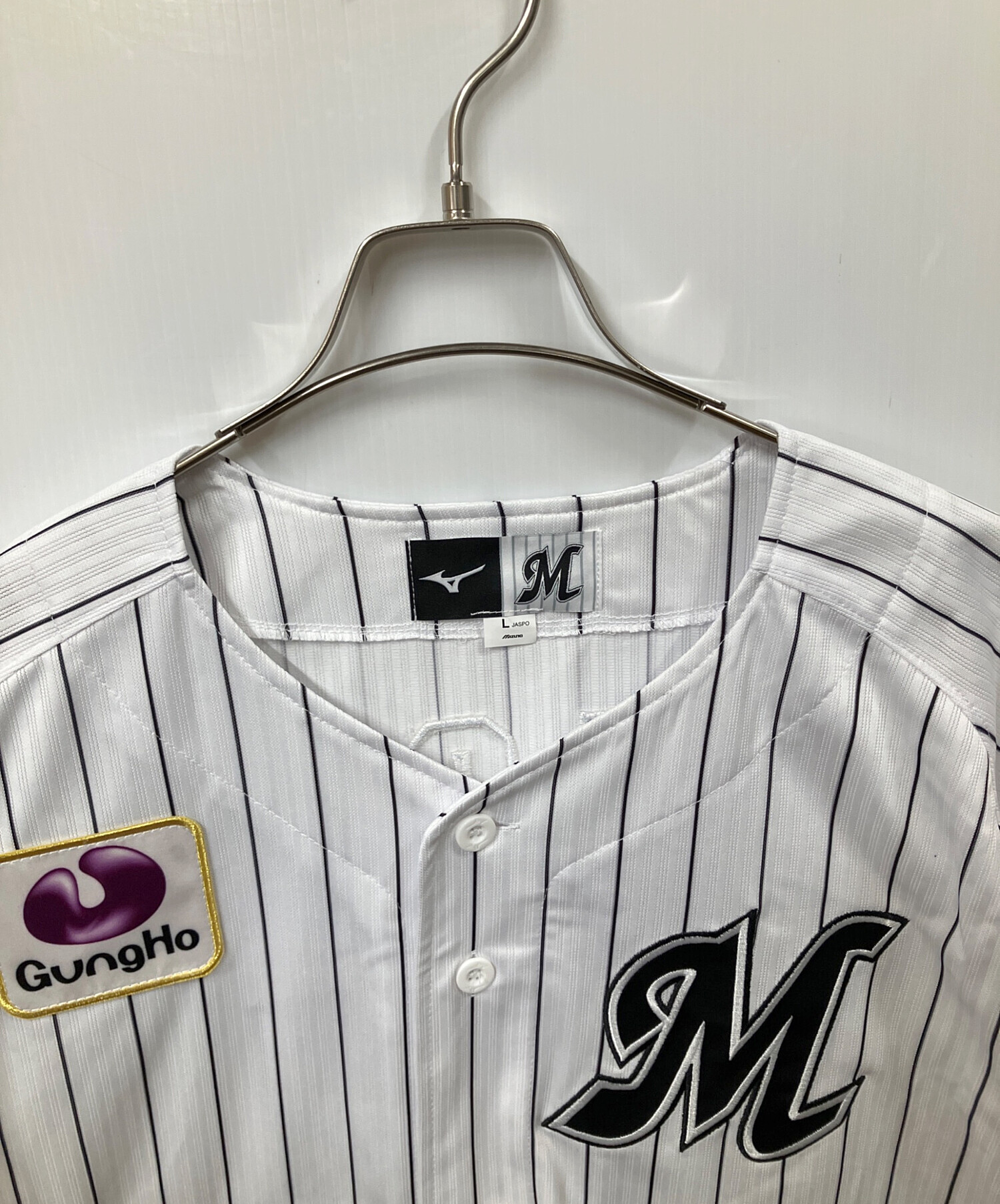 Mizuno 千葉ロッテマリーンズ 半袖ジャージ 平沢大河選手実使用支給品