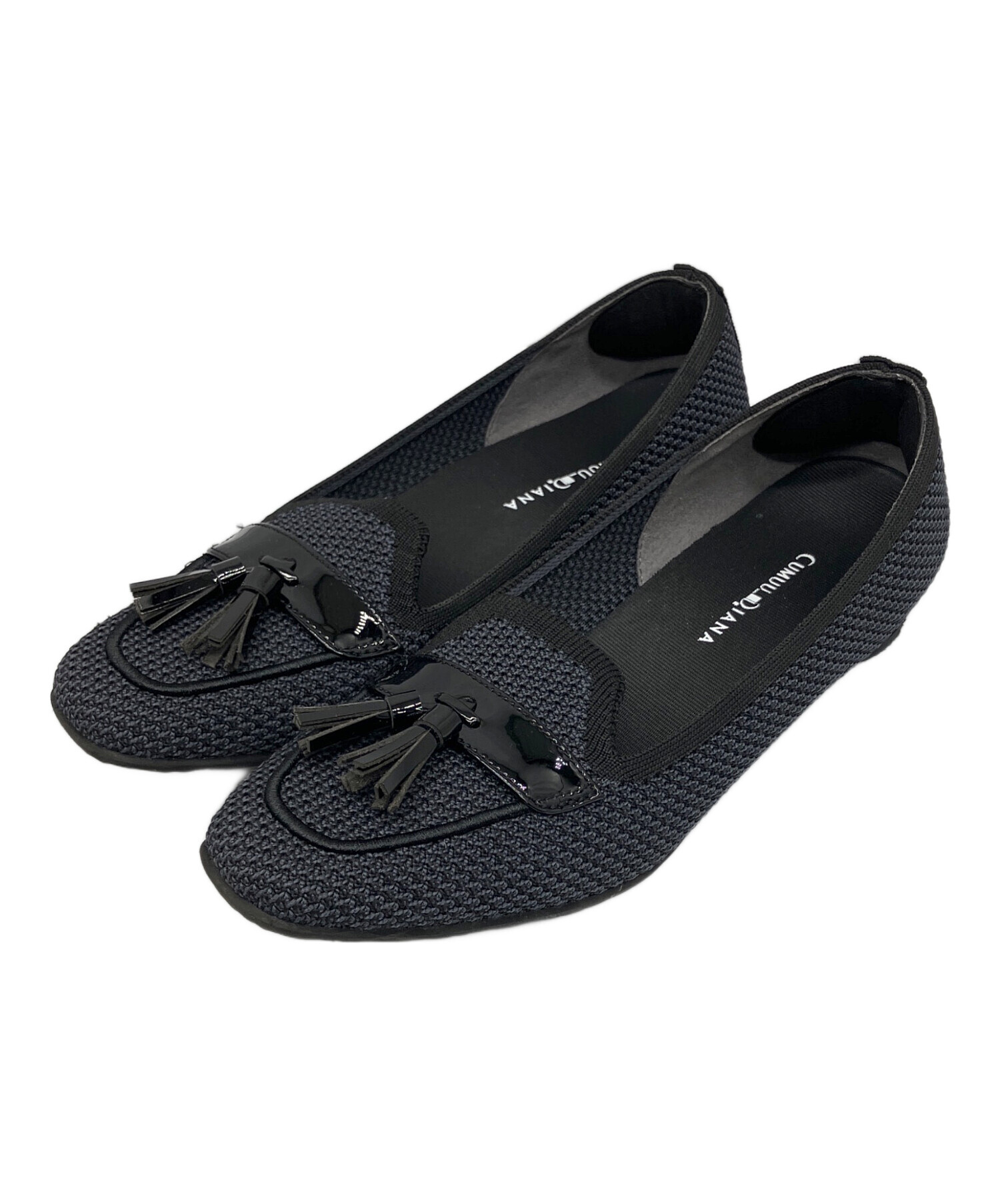 中古・古着通販】CUMUU DIANA (ダイアナ) タッセルパンプス ネイビー