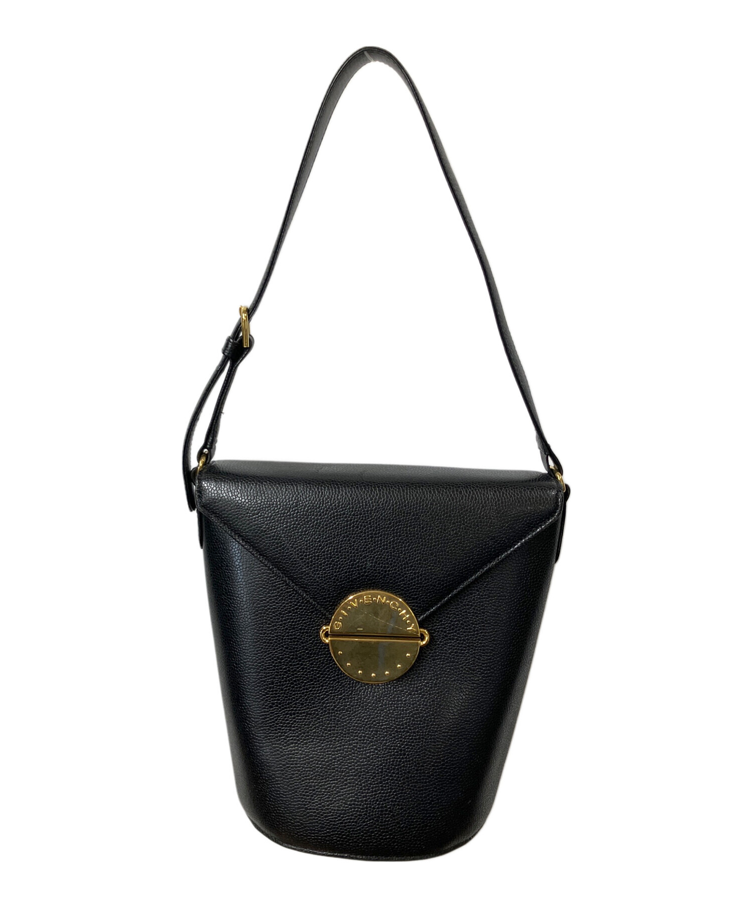 中古・古着通販】GIVENCHY (ジバンシィ) レザーショルダーバッグ