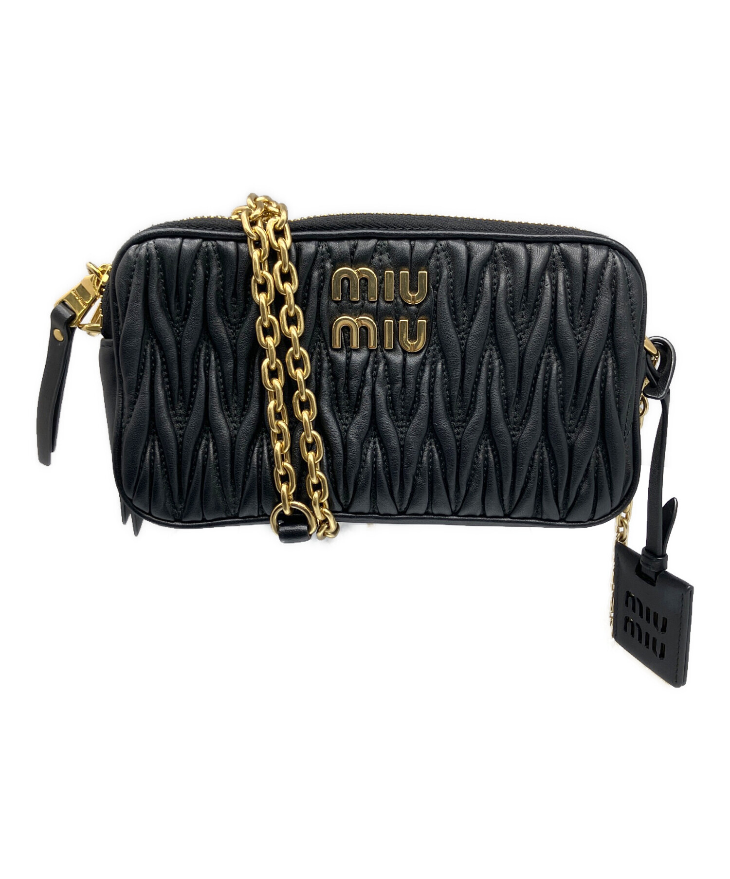 中古・古着通販】MIU MIU (ミュウミュウ) チェーンショルダーバッグ