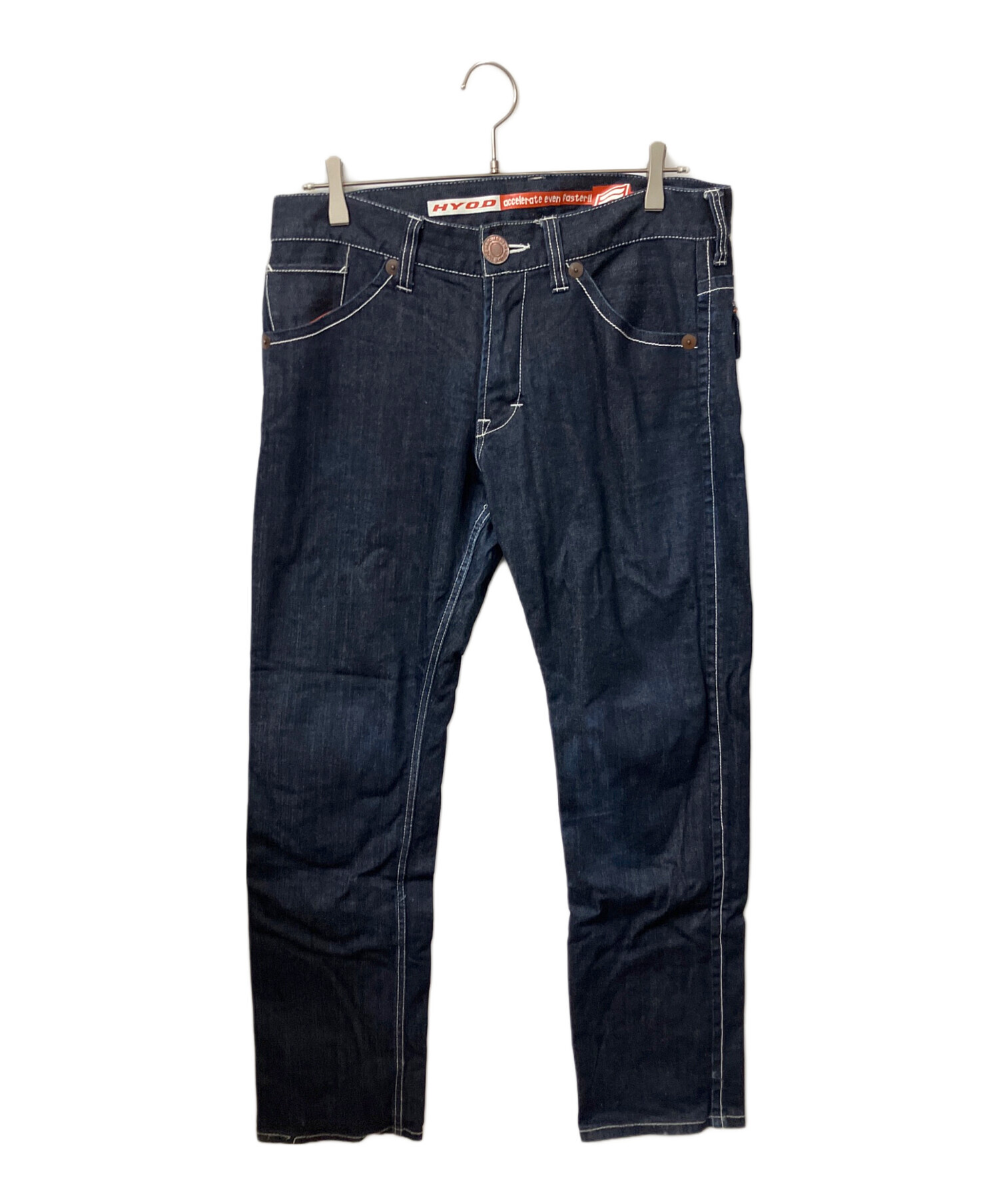 中古・古着通販】HYOD (ヒョウドウ) スポーツデニムパンツ ネイビー