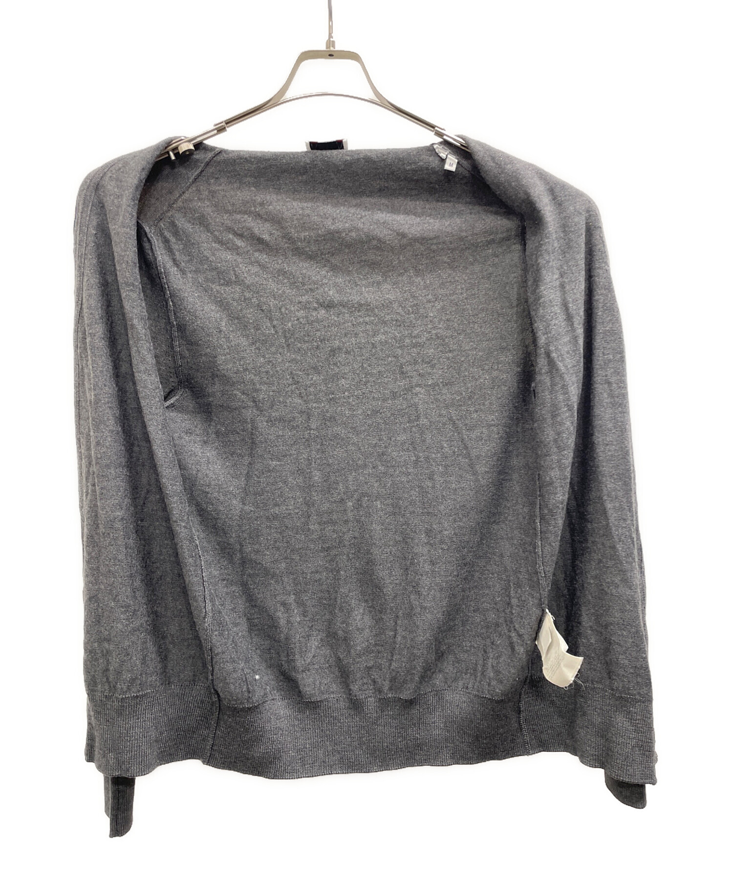 中古・古着通販】MONCLER (モンクレール) ニットカーディガン グレー