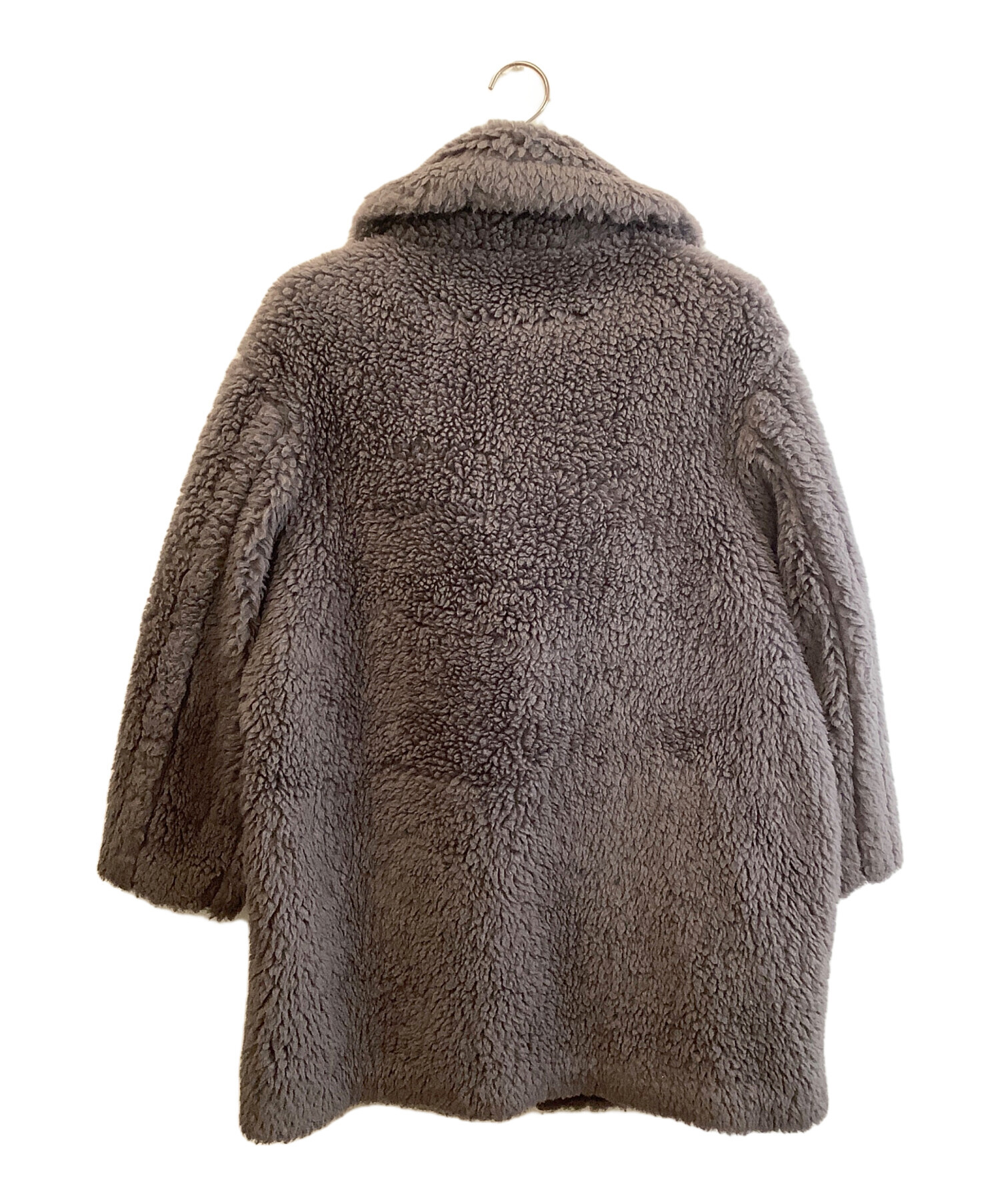 中古・古着通販】theory luxe (セオリーリュクス) ボアコート グレー