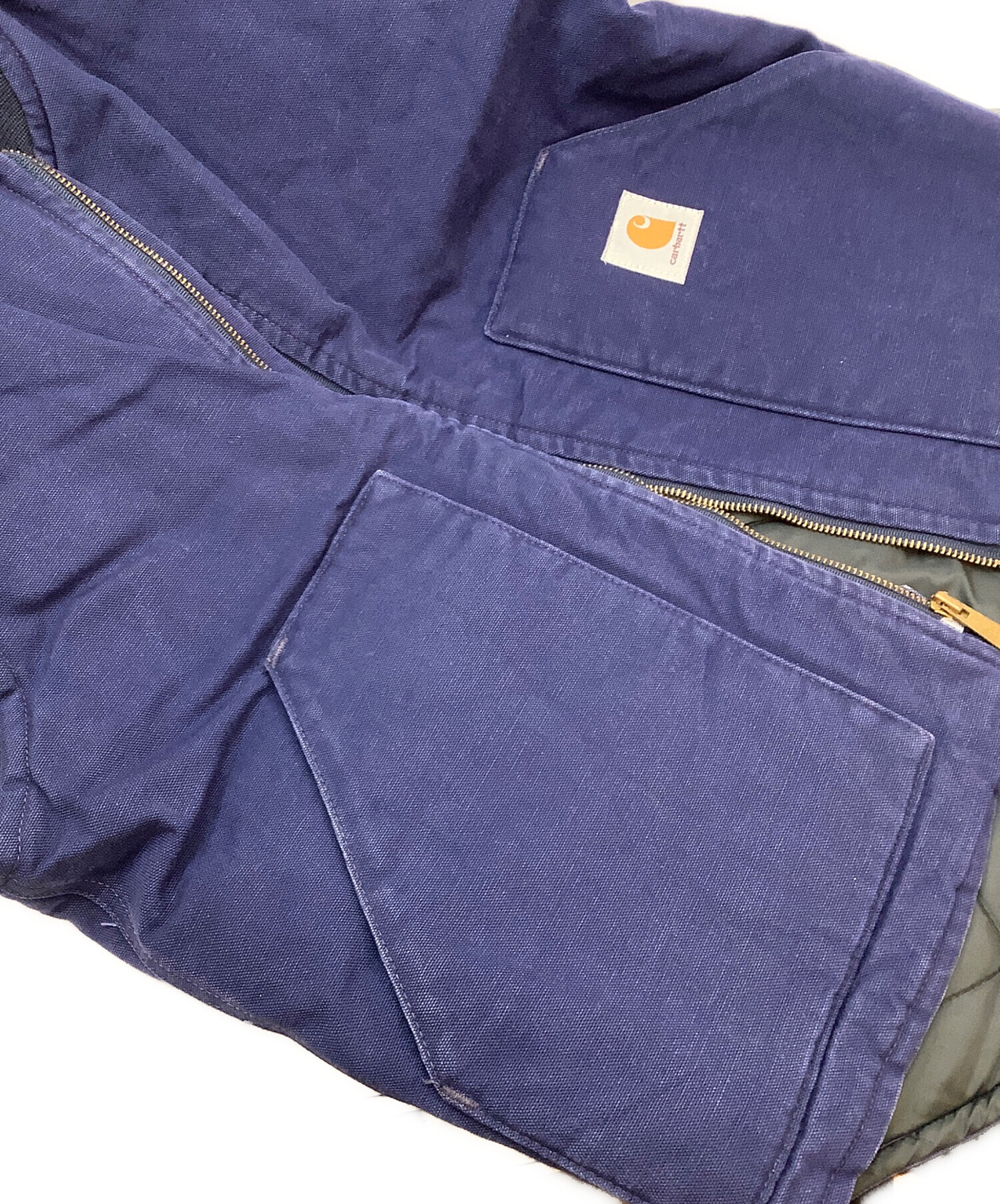 中古・古着通販】CarHartt (カーハート) ダックベスト ネイビー サイズ