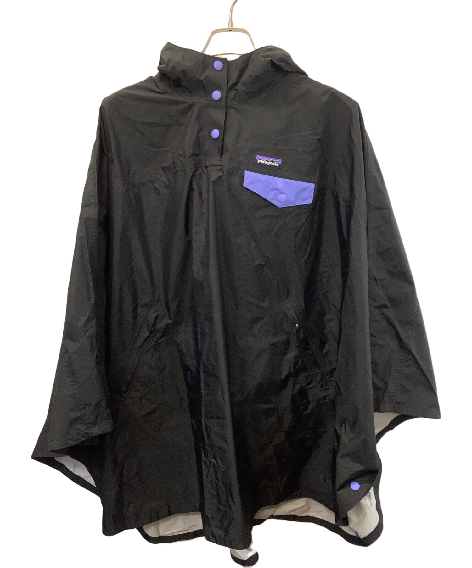 中古・古着通販】Patagonia (パタゴニア) ポンチョ ブラック サイズ:XS