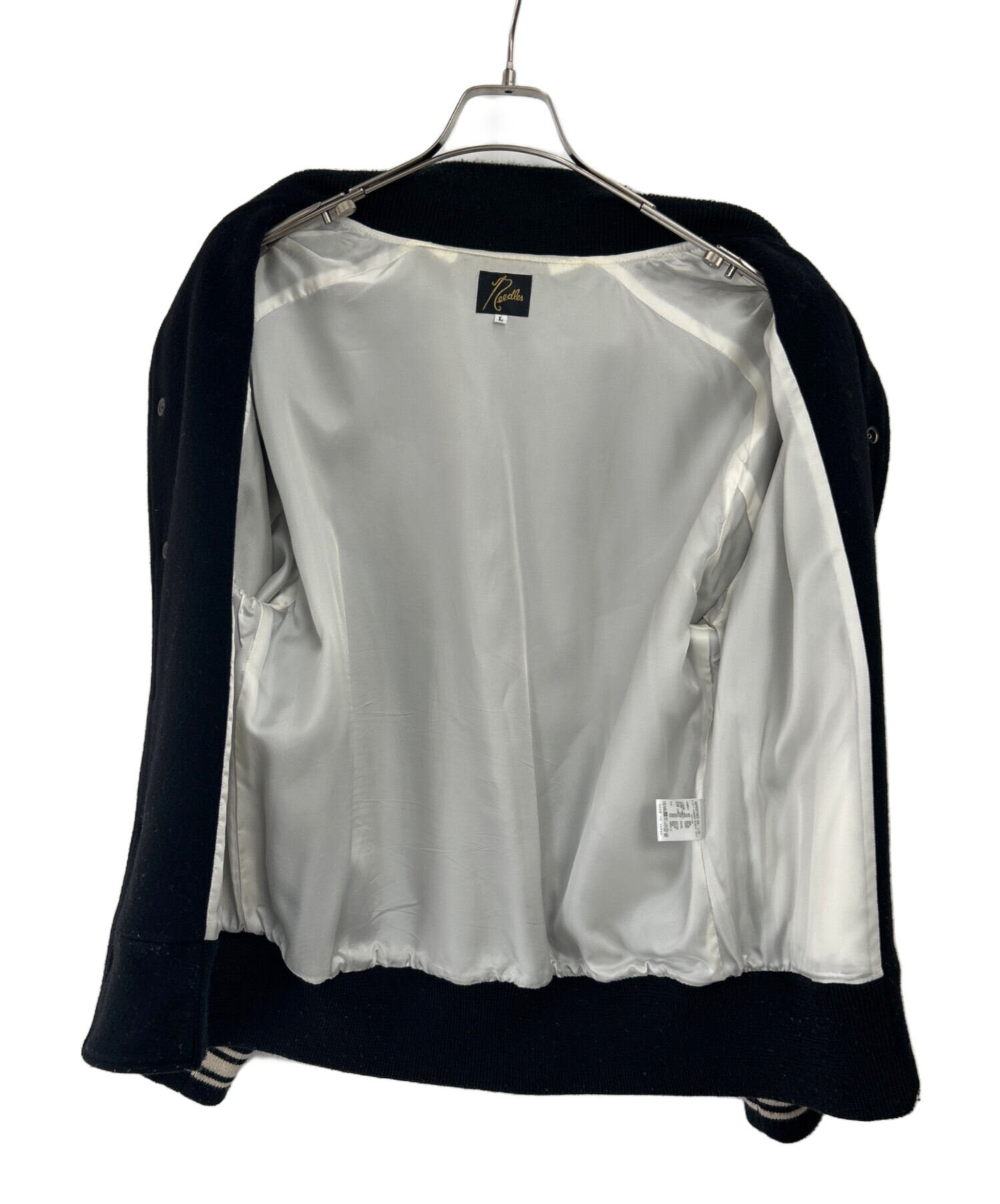 中古・古着通販】Needles (ニードルズ) スタジャン ブラック サイズ:L