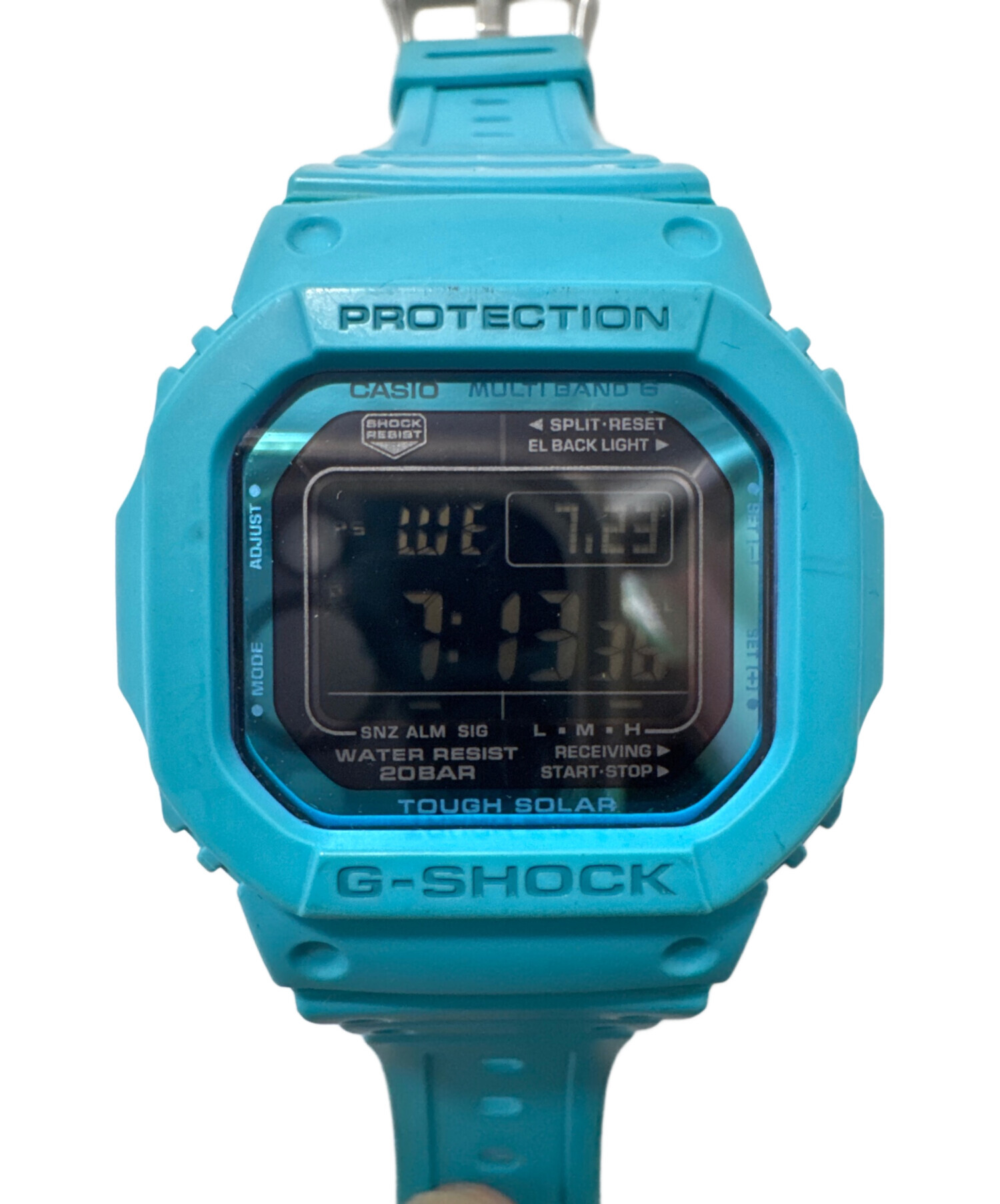 中古・古着通販】CASIO (カシオ) デジタルウォッチ ターコイズブルー