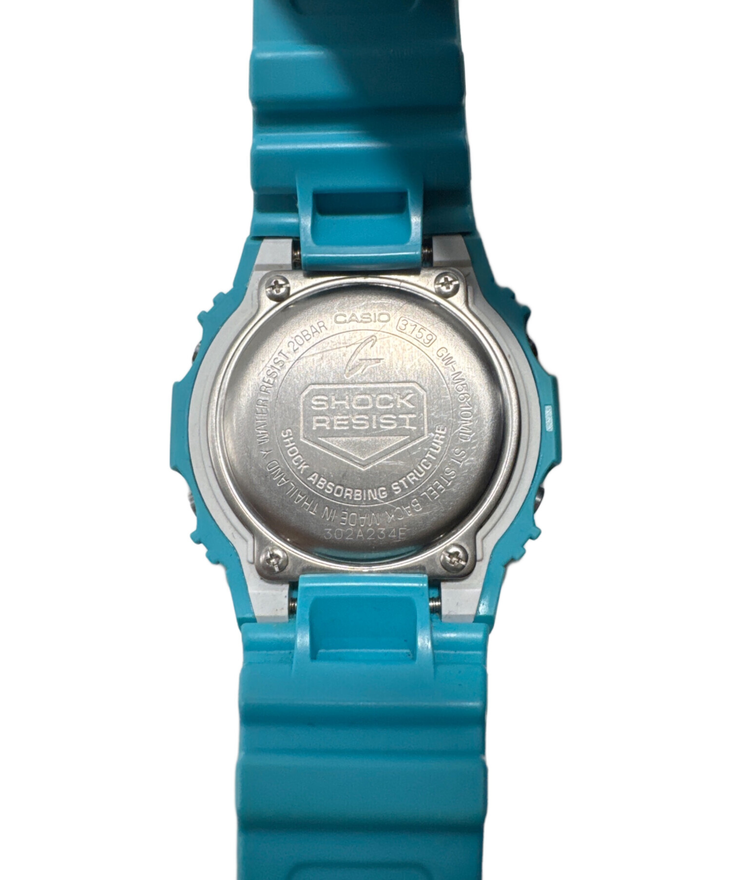 中古・古着通販】CASIO (カシオ) デジタルウォッチ ターコイズブルー