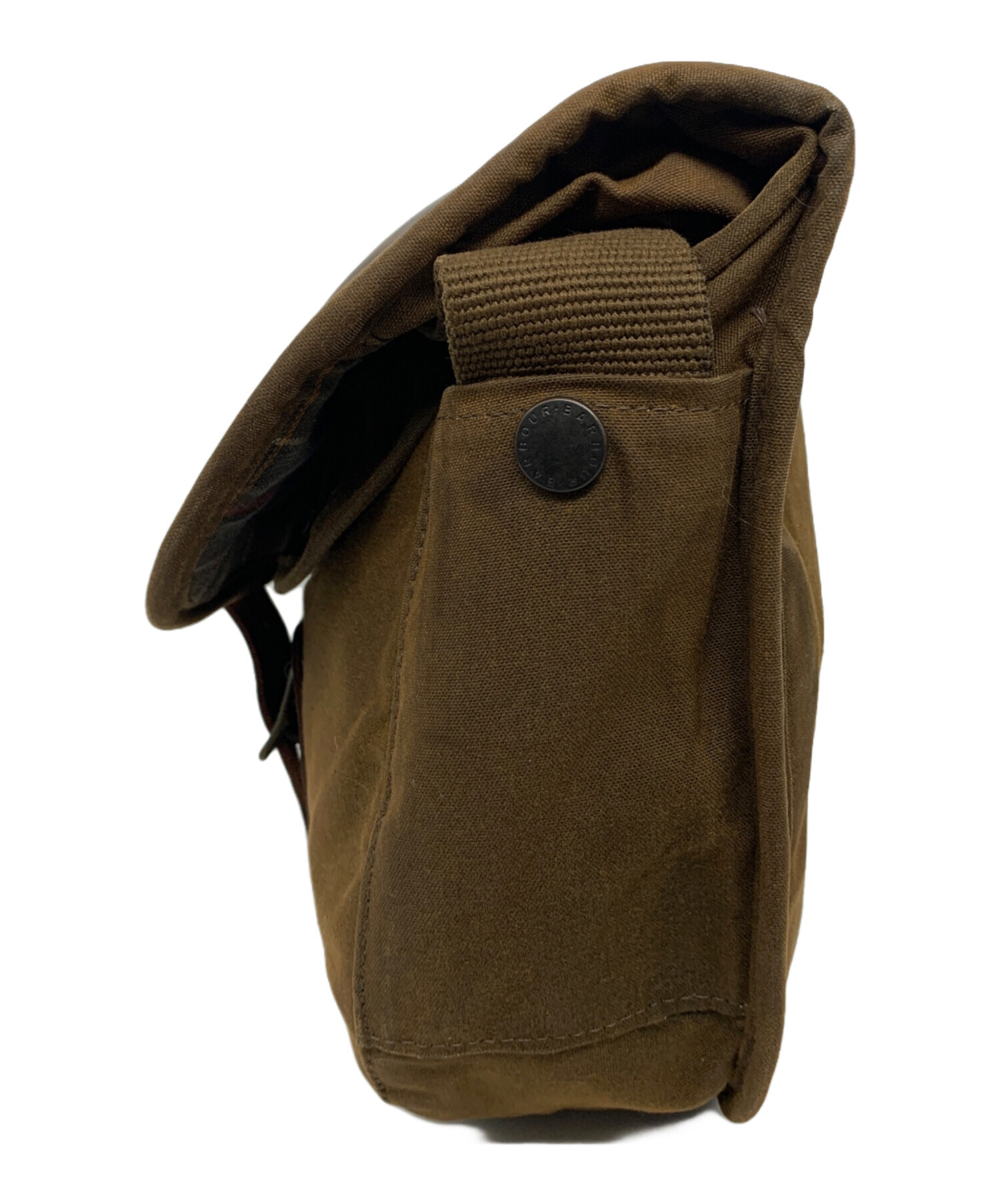 中古・古着通販】Barbour (バブアー) ワックスレザーショルダーバッグ