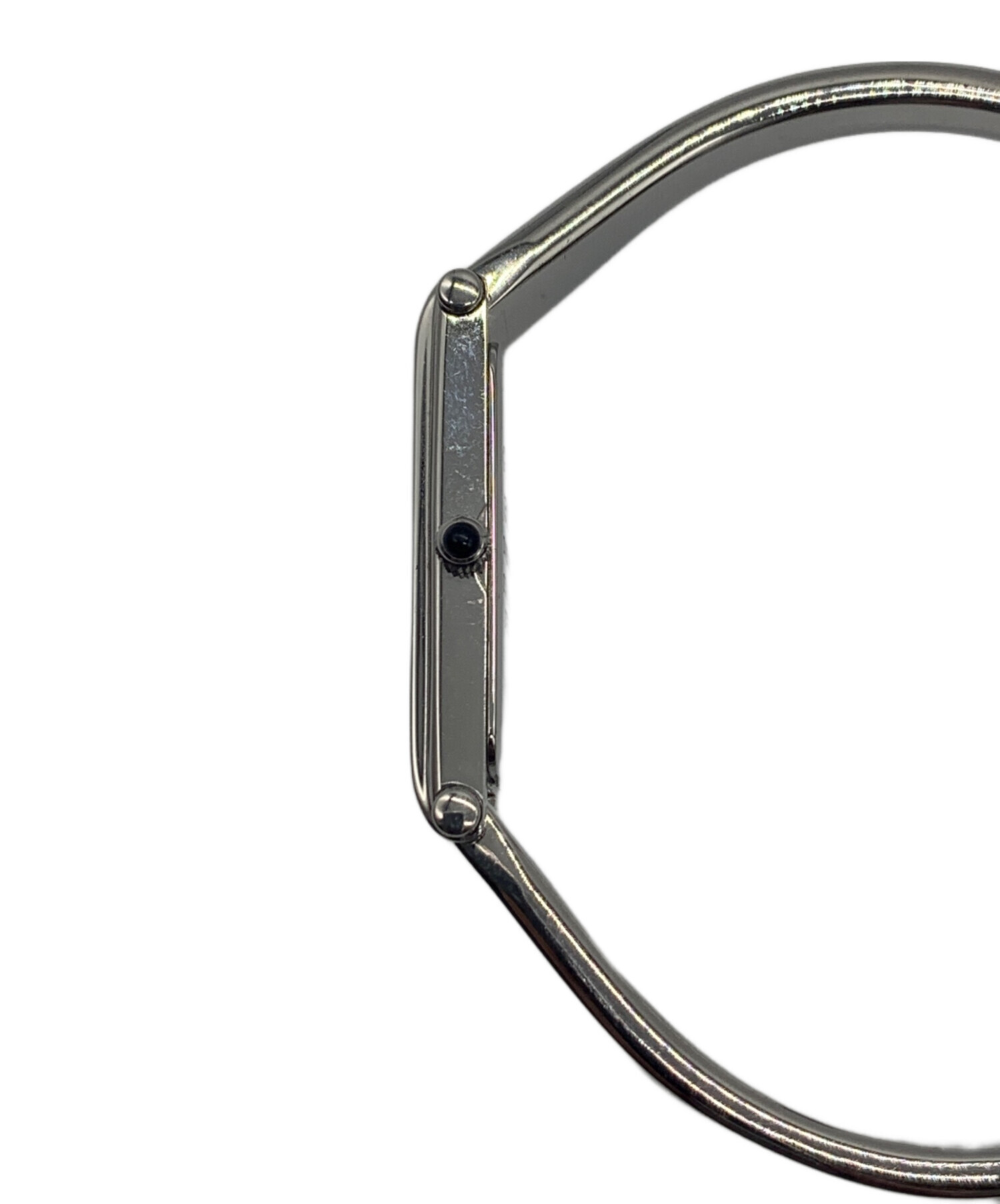 中古・古着通販】GUCCI (グッチ) スクエアフェイス腕時計 ピンク